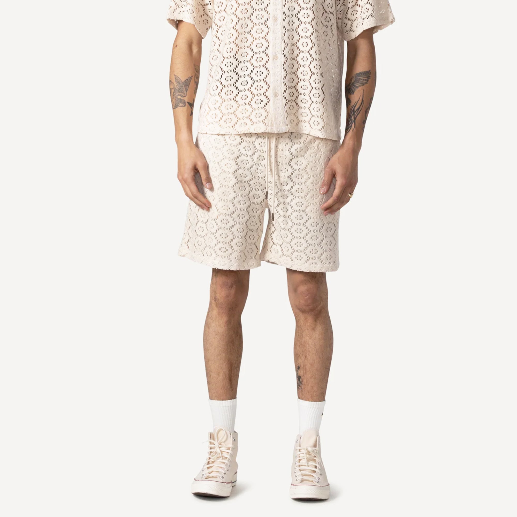 Honor The Gift Mens Crochet Shorts