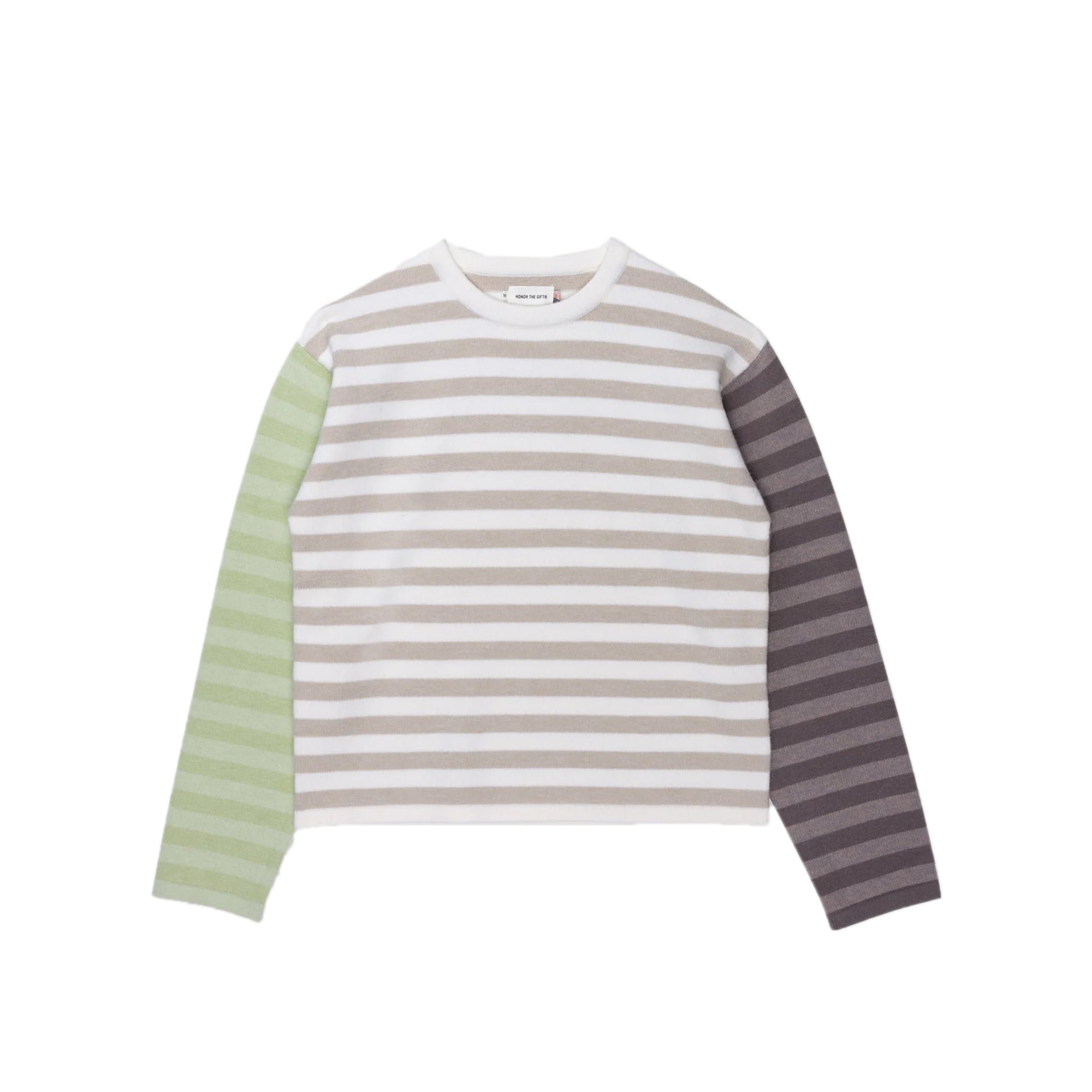 Honor The Gift Mens Multi Stripe Crew Longsleeve