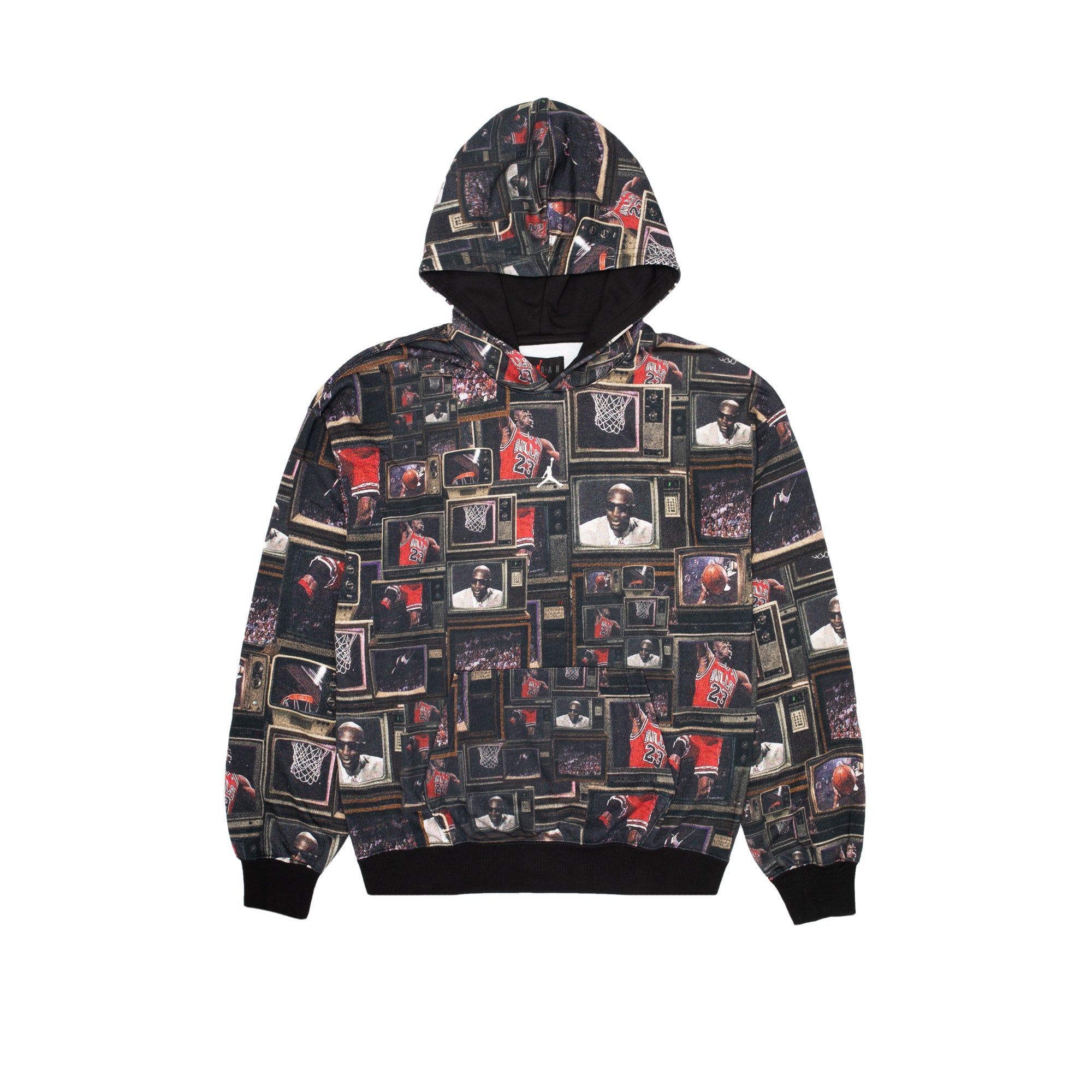 Air Jordan Mens Brooklyn Fleece Printed Pullover Hoodie