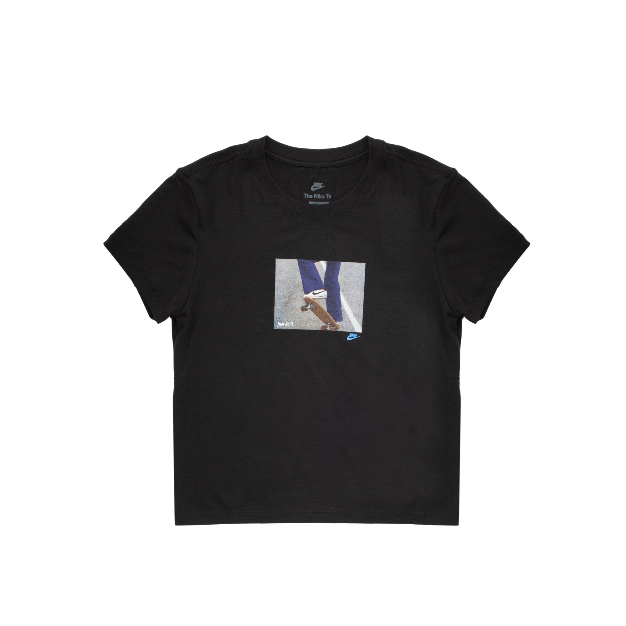 Nike Womens Chill Knit Slim Cropped Tee