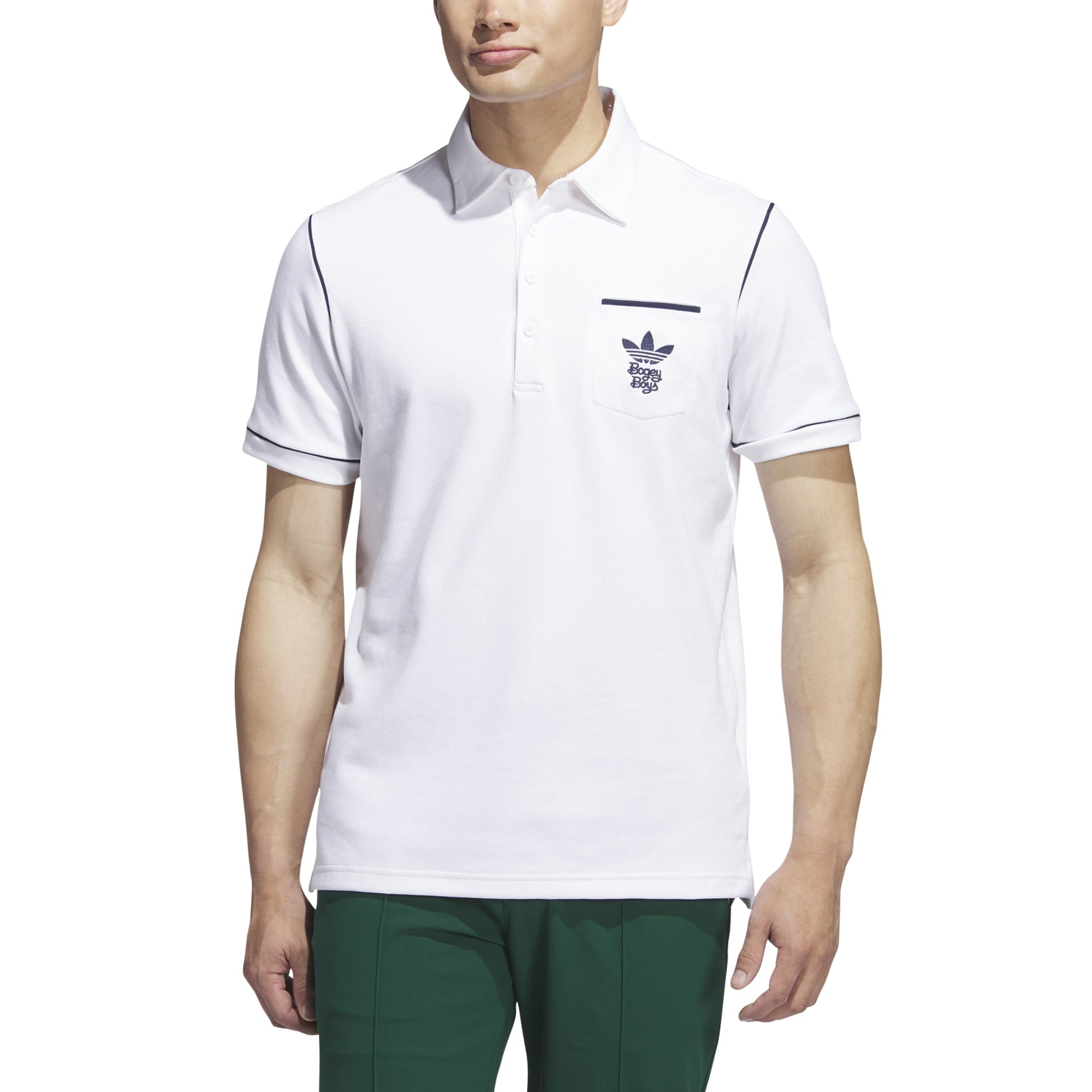 Adidas x Bogey Boys Mens Polo Shirt
