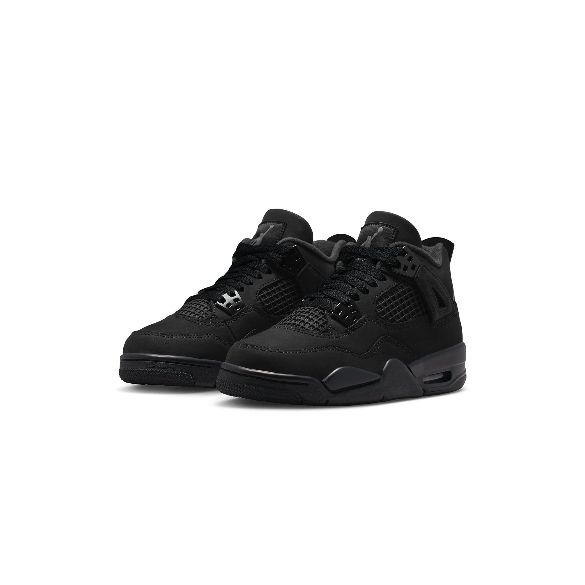 Air Jordan 4 Kids Retro "Black Cat" Shoes