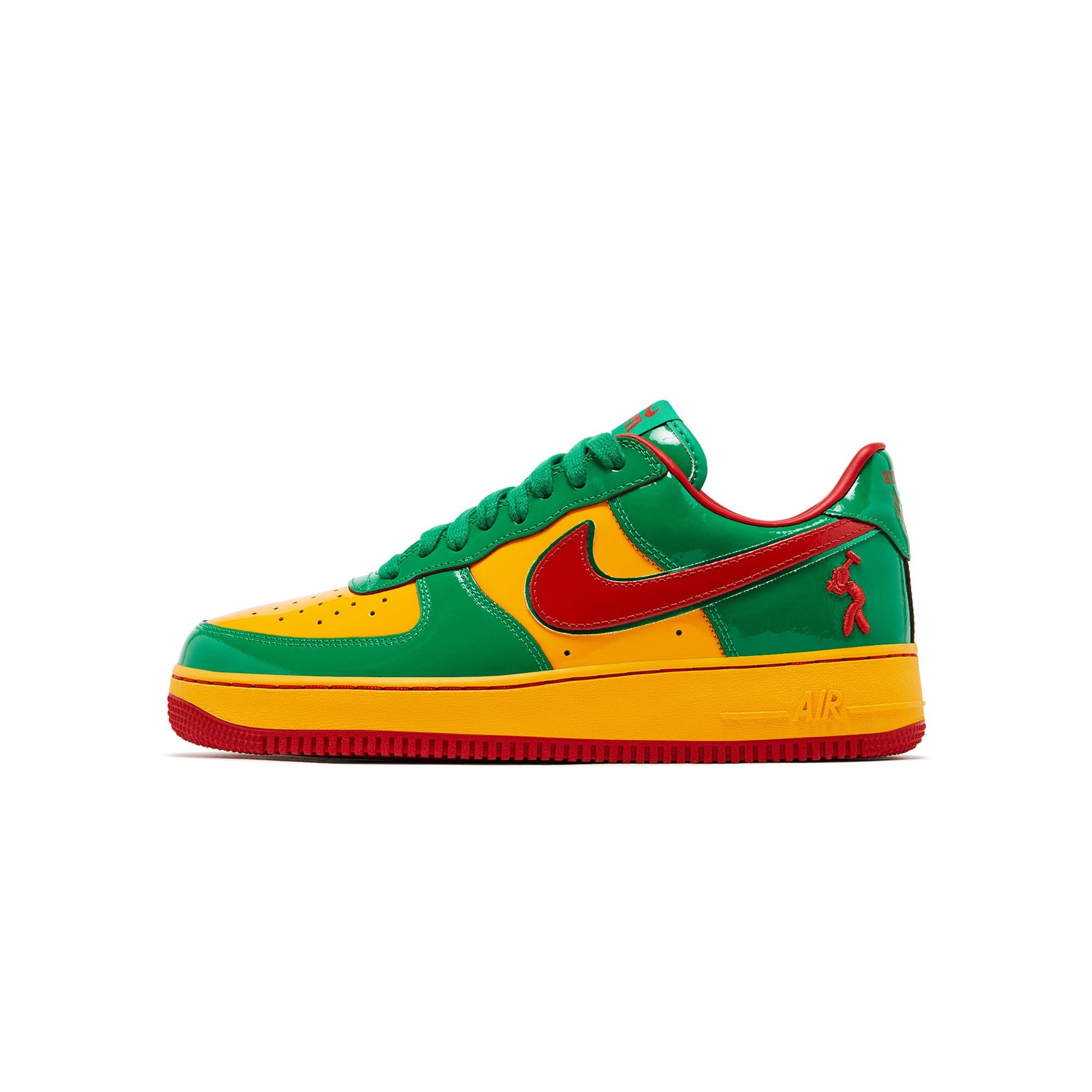 Nike x Lil Yachty Mens Air Force 1 Low Concrete Boys "Lucky Green" Shoes