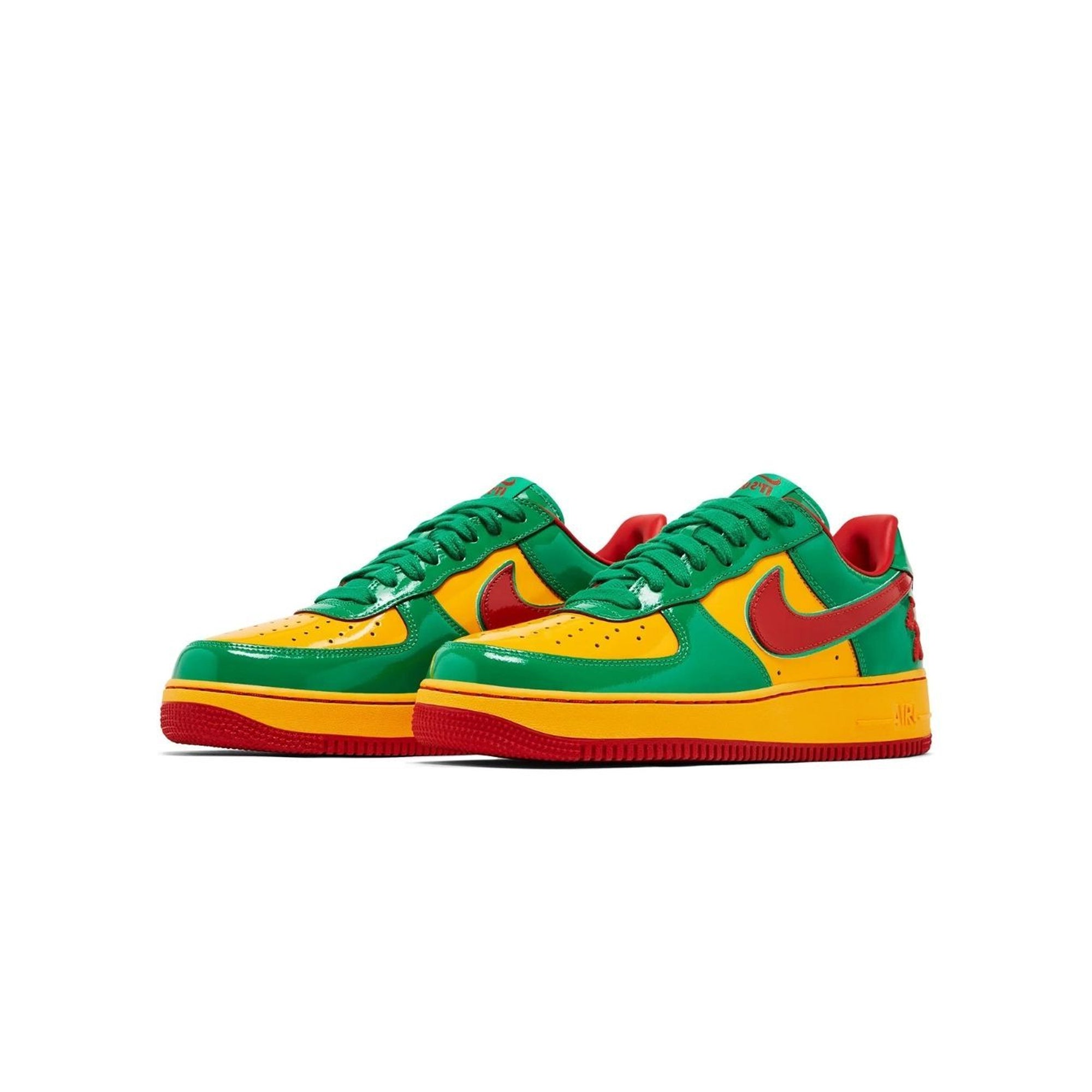 Nike x Lil Yachty Mens Air Force 1 Low Concrete Boys "Lucky Green" Shoes