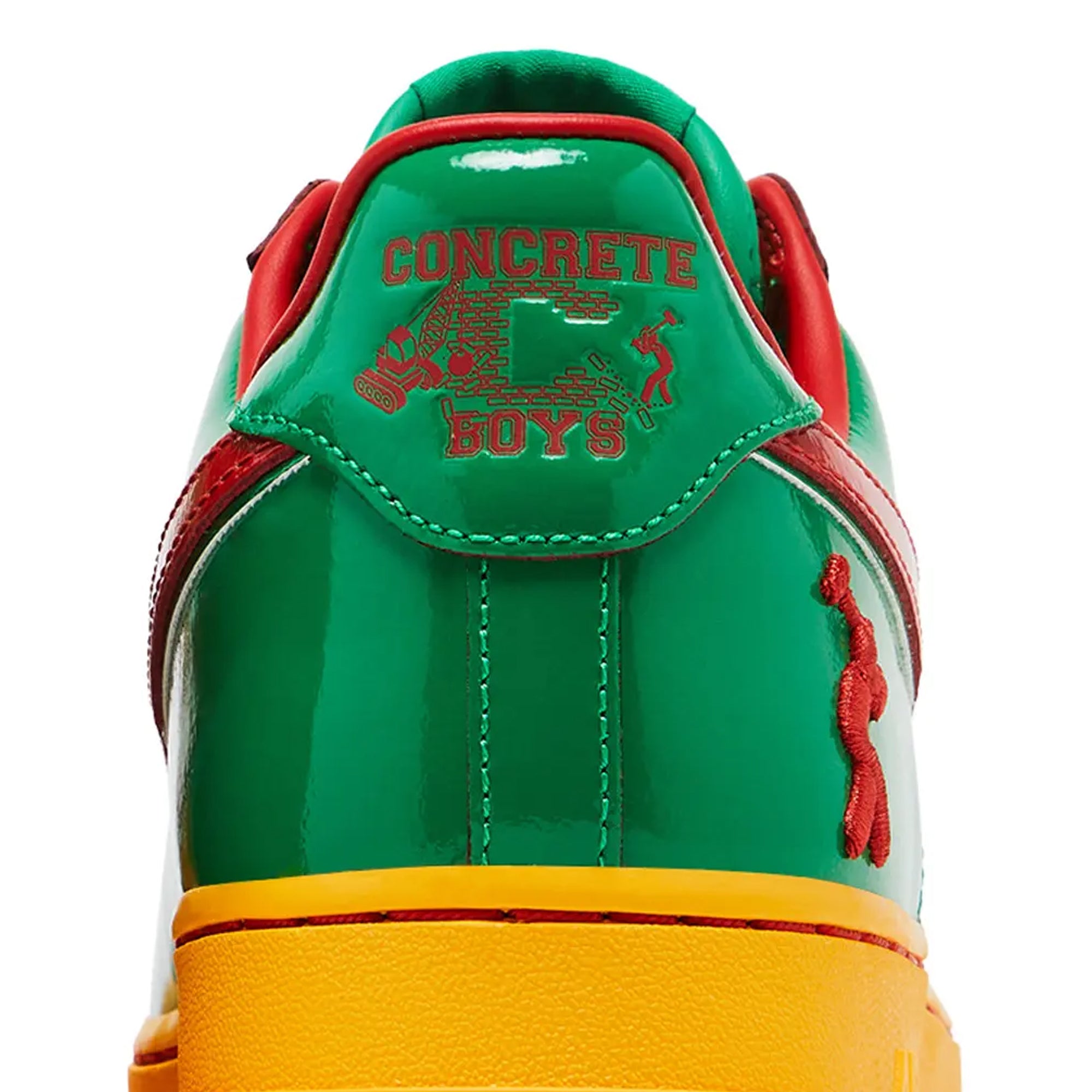 Nike x Lil Yachty Mens Air Force 1 Low Concrete Boys "Lucky Green" Shoes