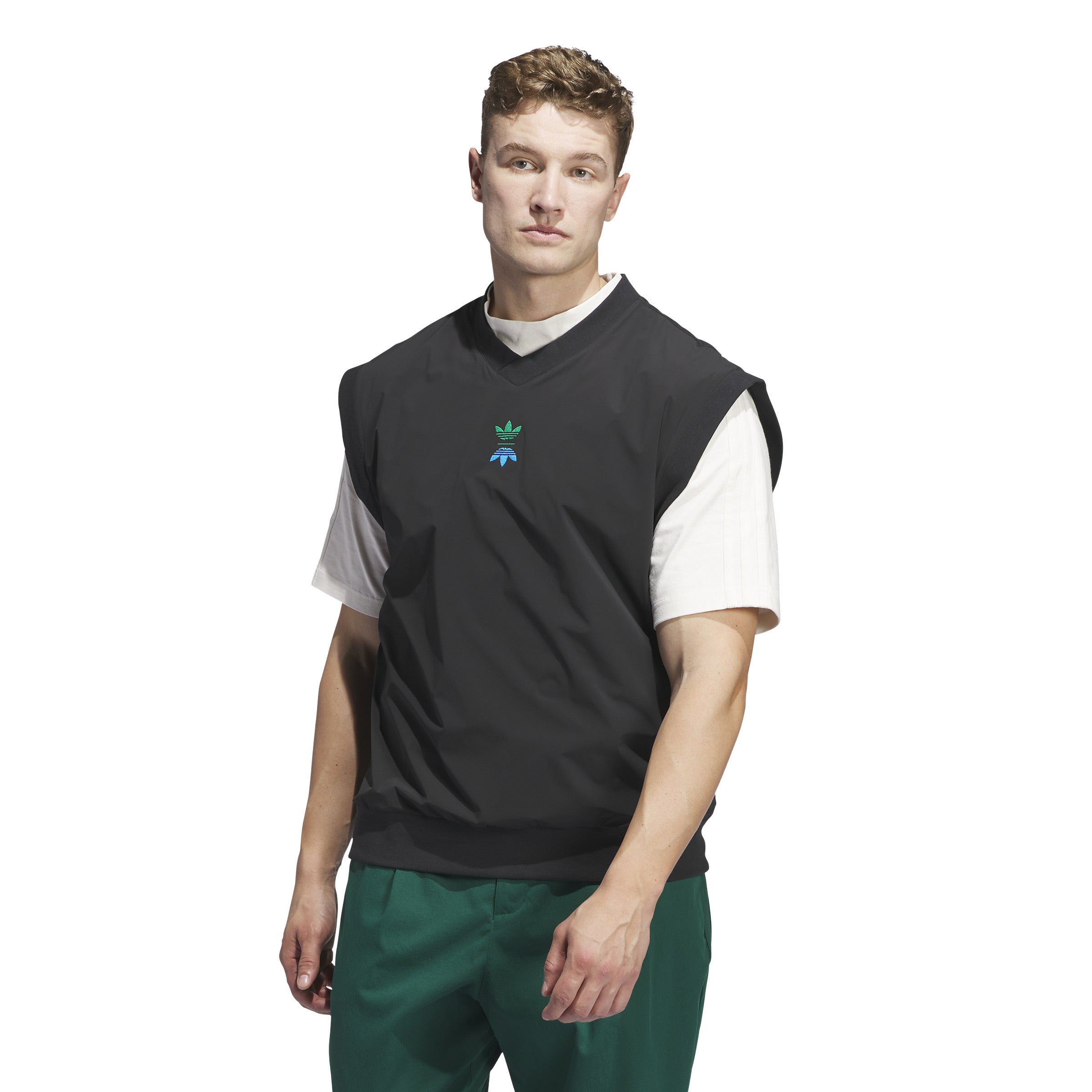 Adidas Golf Mens Rolling Links Pullover Vest