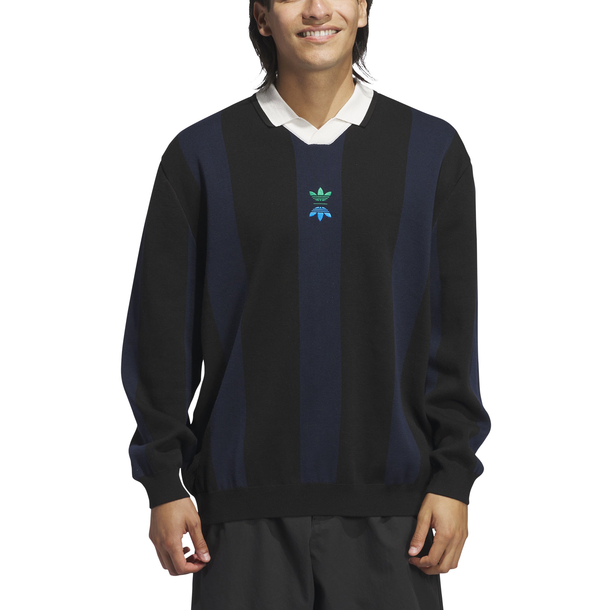 Adidas Golf Mens Rolling Links Long Sleeve Polo Shirt