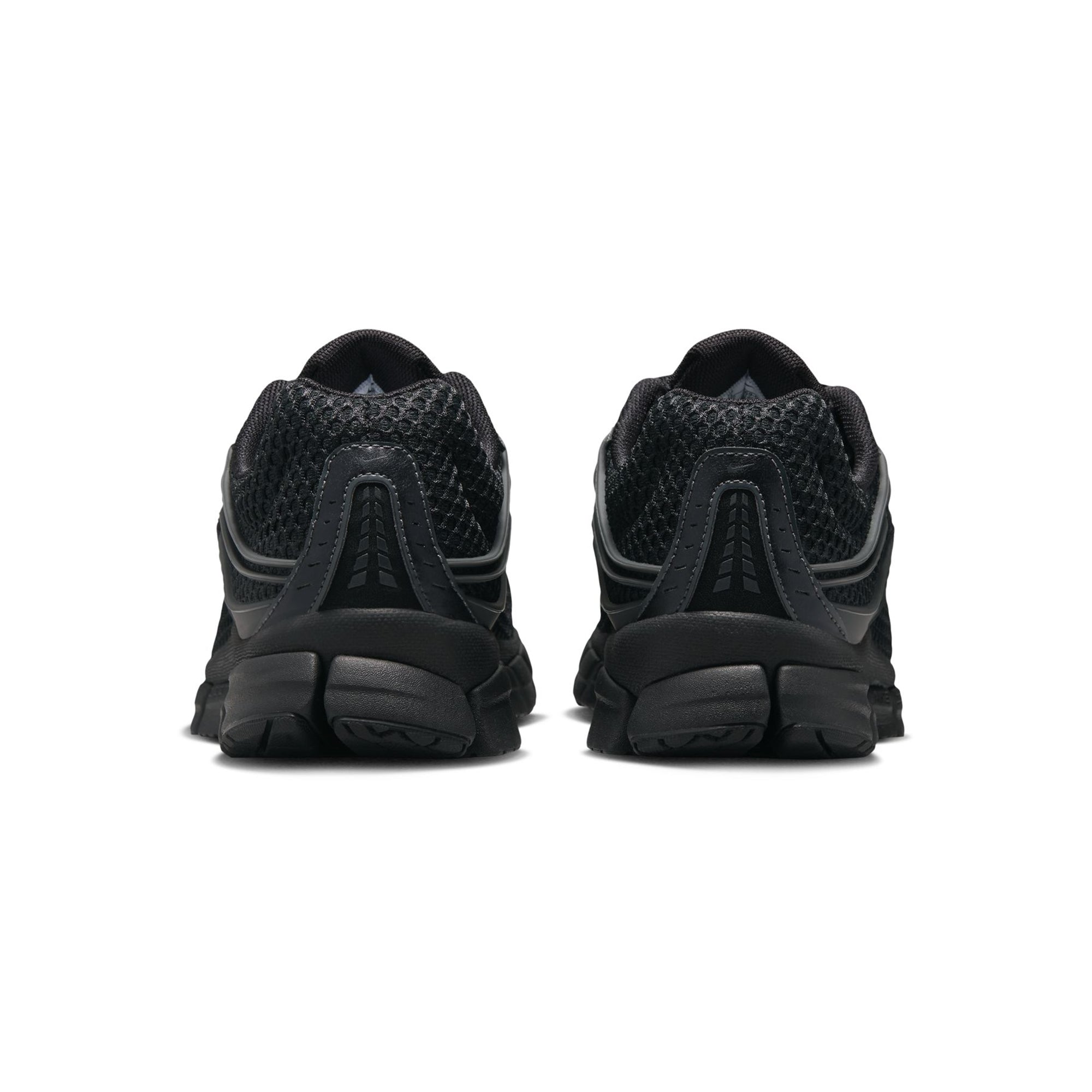 black sneakers on a white background