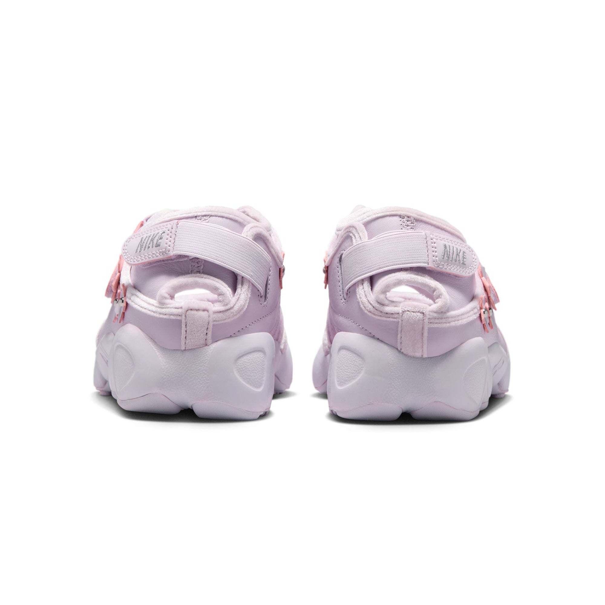 Bleached Lilac/metallic Silver-wolf Grey Sneakers on a white background