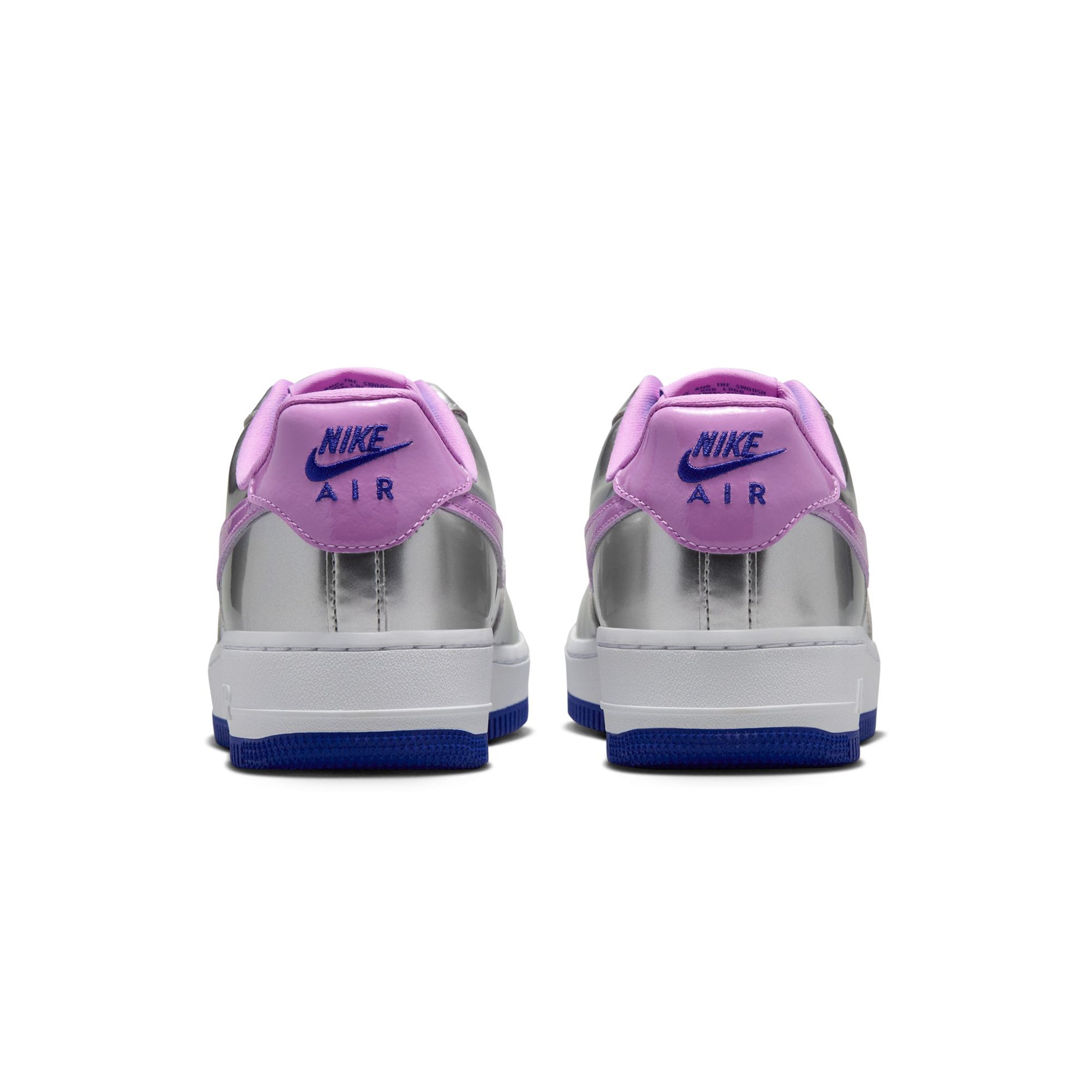 Chrome/fuchsia Glow-pure Platinum Sneakers on a white background