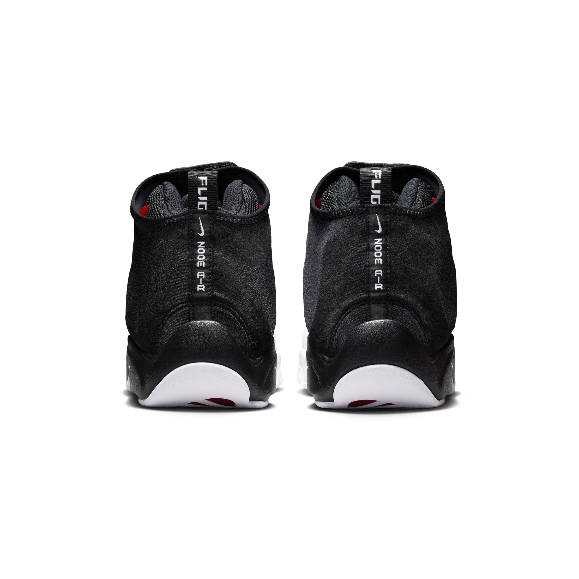 Black/white-university Red Sneakers on a white background