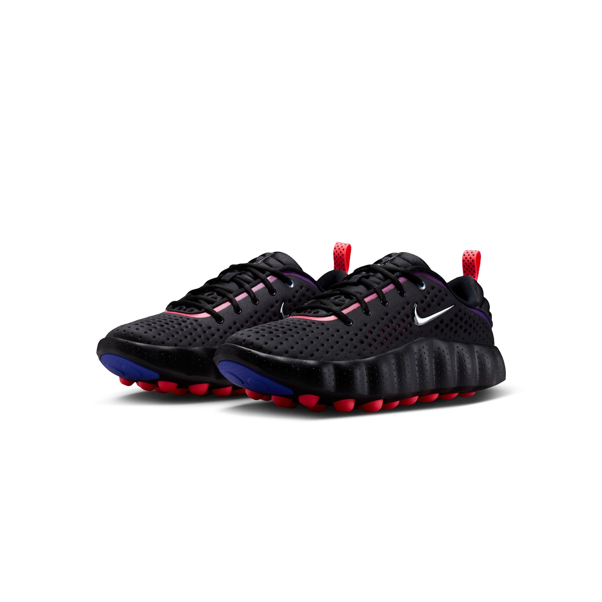 Black/metalic Platinum-indigo Burst Sneakers on a white background