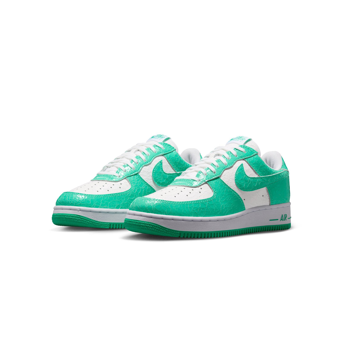 Nike Mens Air Force 1 Cracked Leather Shoes