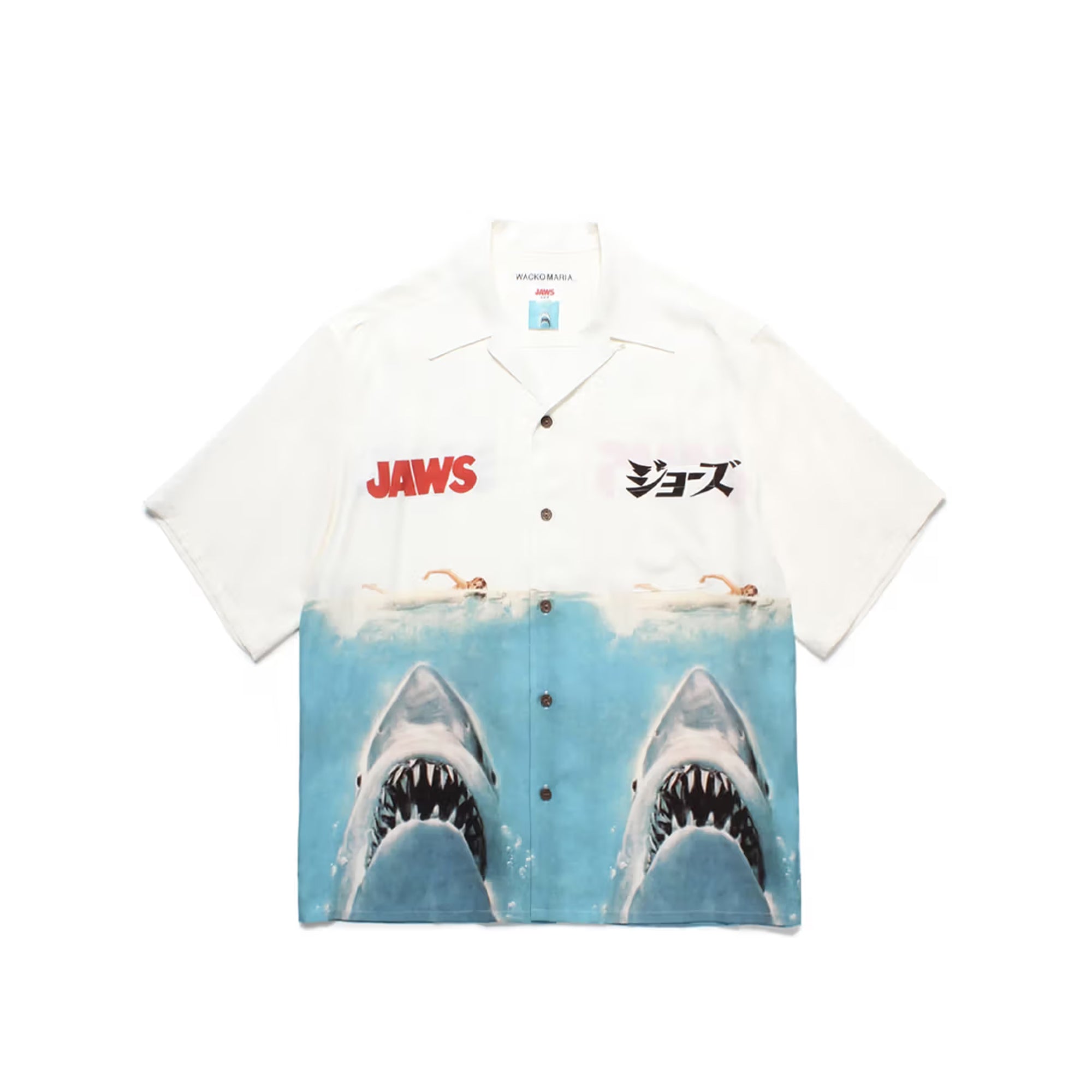 Wacko Maria Mens Jaws S/S Hawaiian Shirt