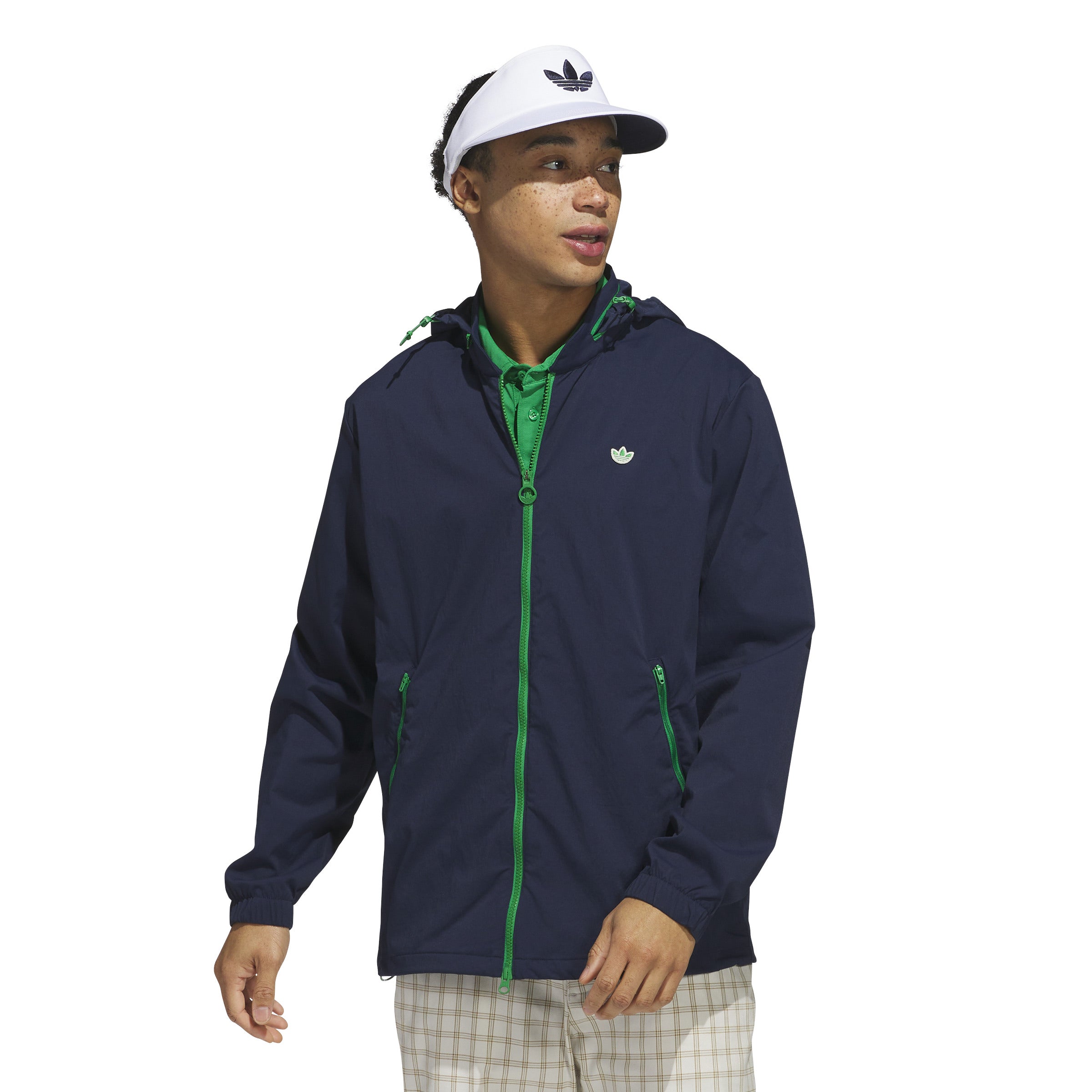 Adidas Golf Originals Convertible Hooded Jacket