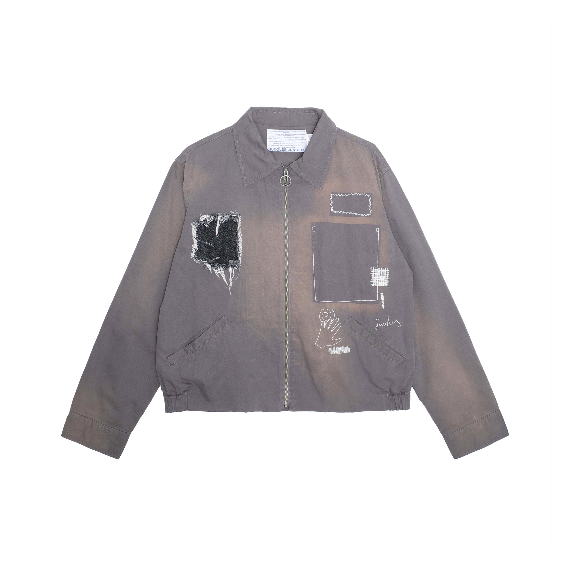 Jungles Mens Sunbleached Trucker Jacket