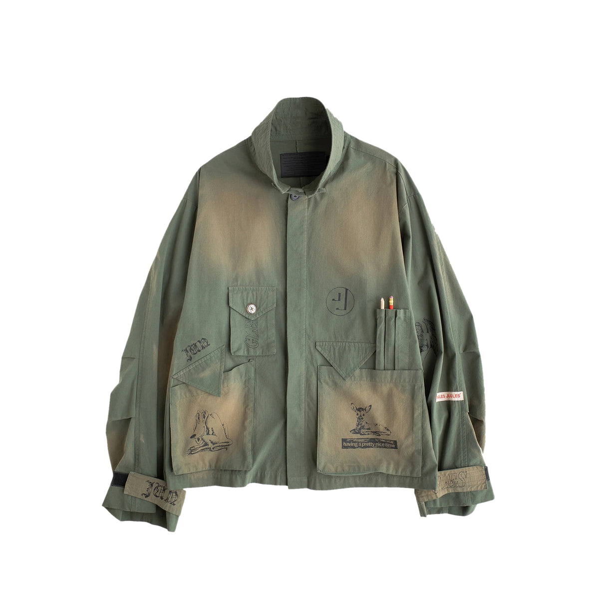 Jungles Mens Sketches Field Jacket