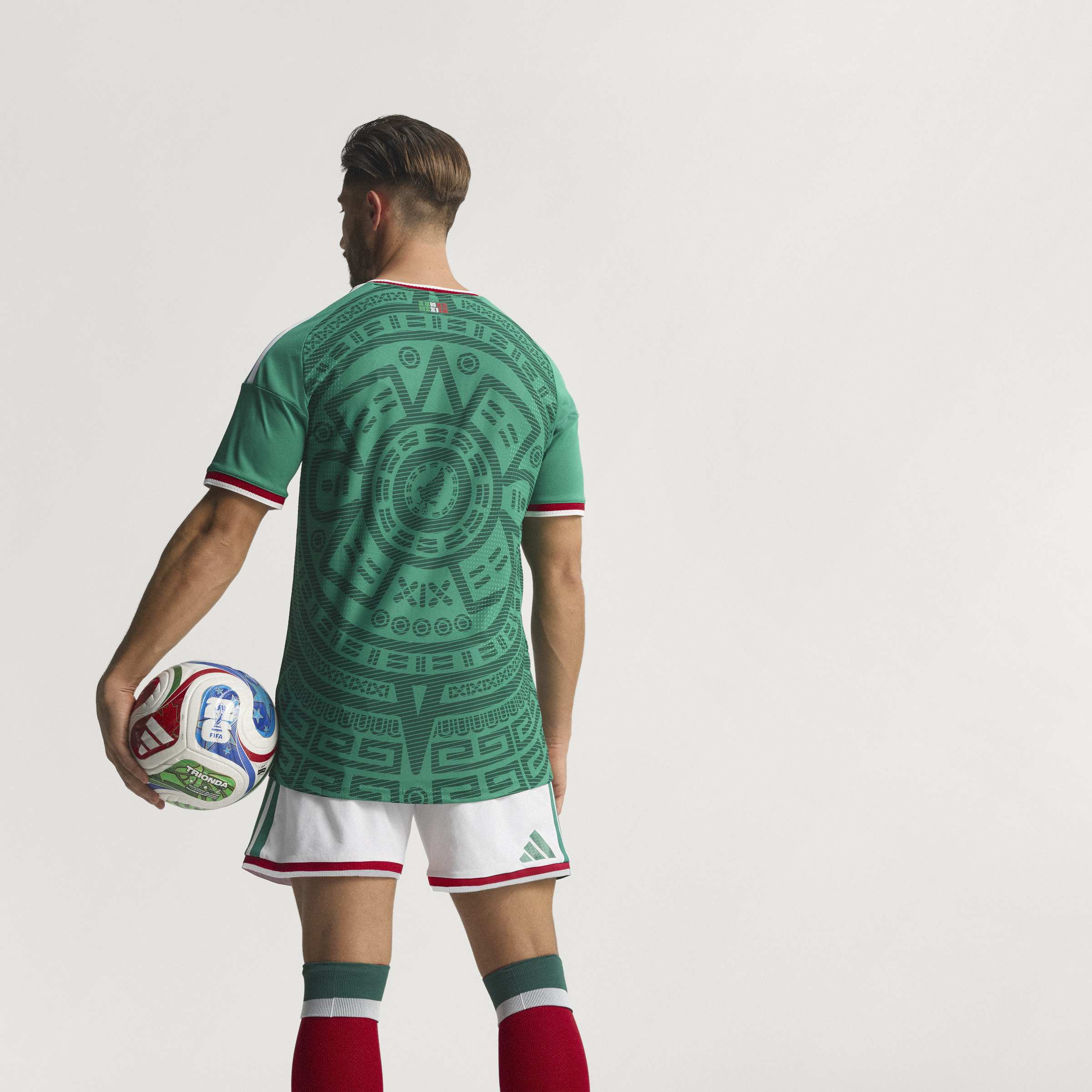 Adidas Mens Mexico 26 Home Authentic Football Jersey