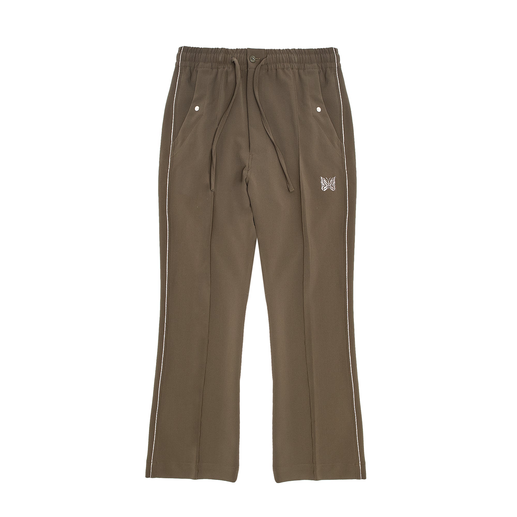 Needles Mens Piping Cowboy Pants-Pe/Pu Double Cloth 'Olive'