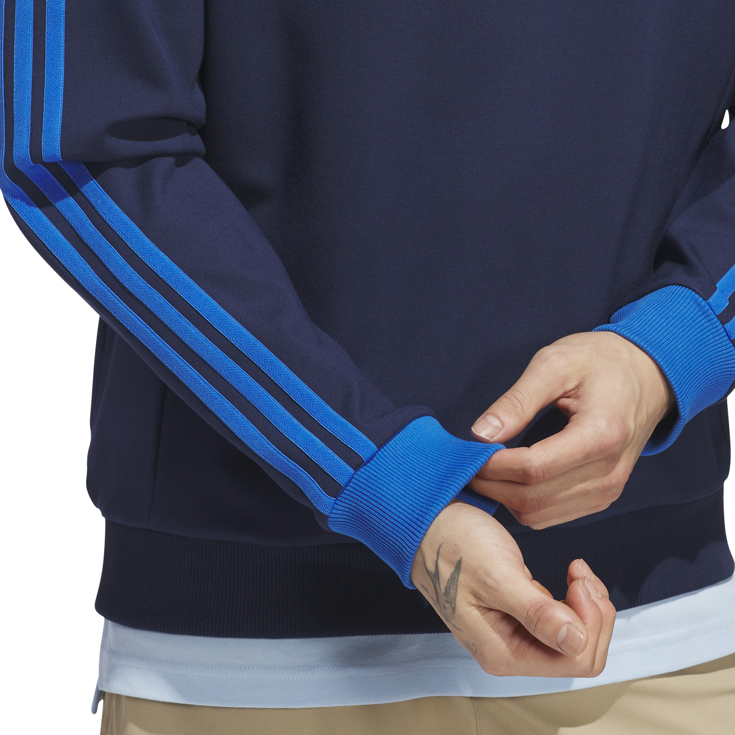 Adidas Golf Originals 3-Stripes 1/4 Zip Sweatshirt