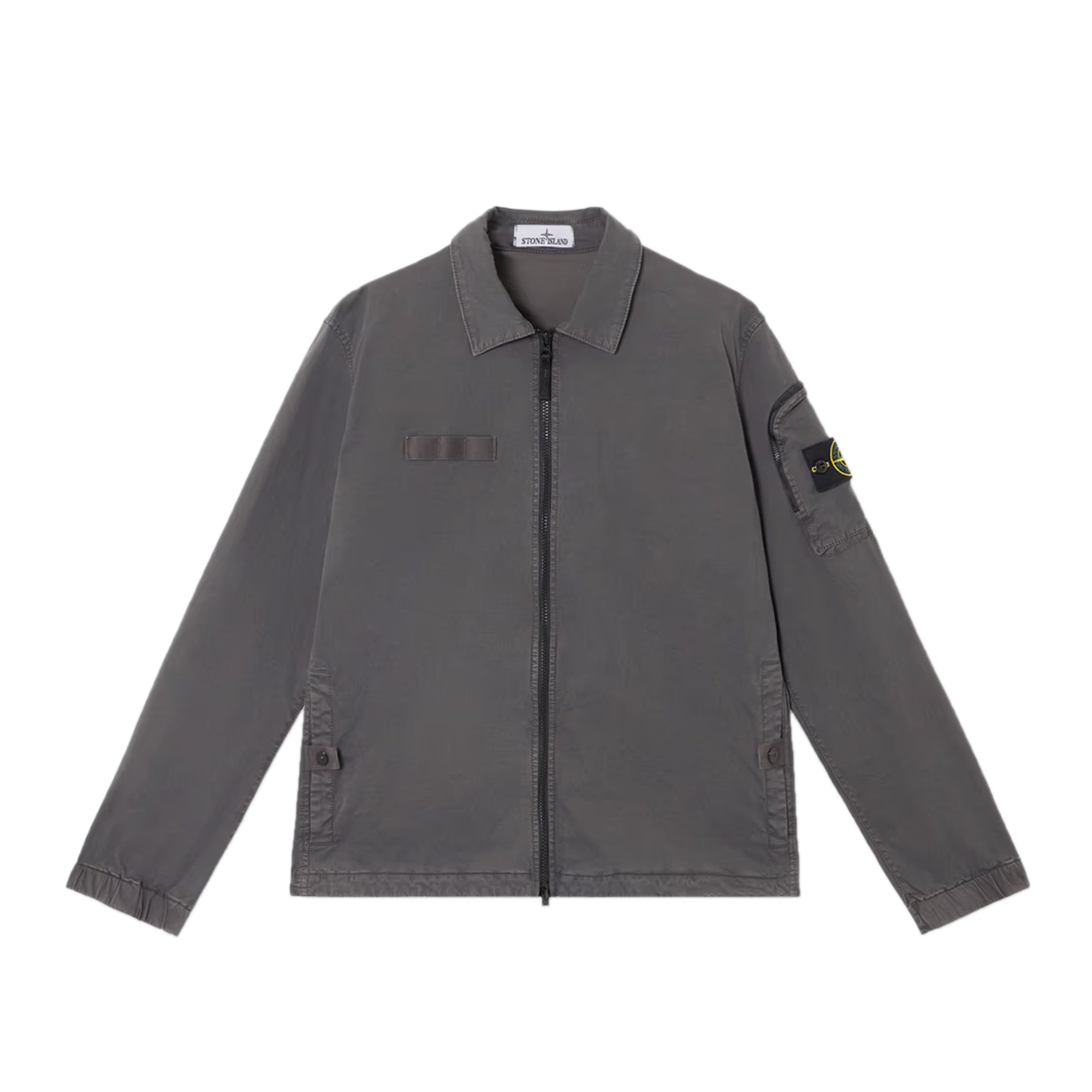 Stone Island Mens Organic Stretch Twill Overshirt