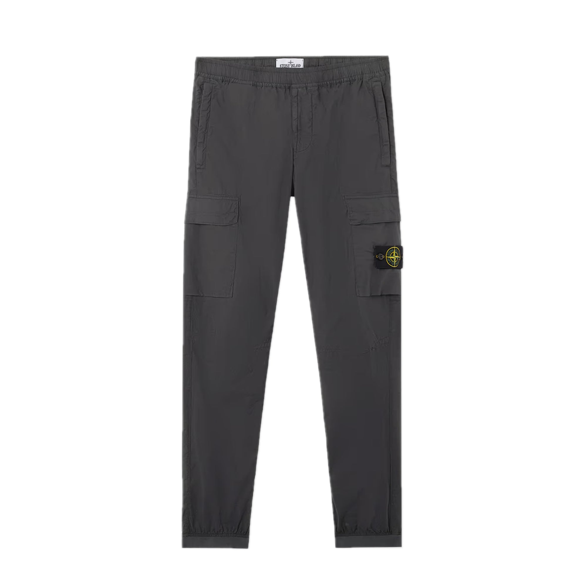 Stone Island Mens Stretch Cotton Tela Cargo Pants