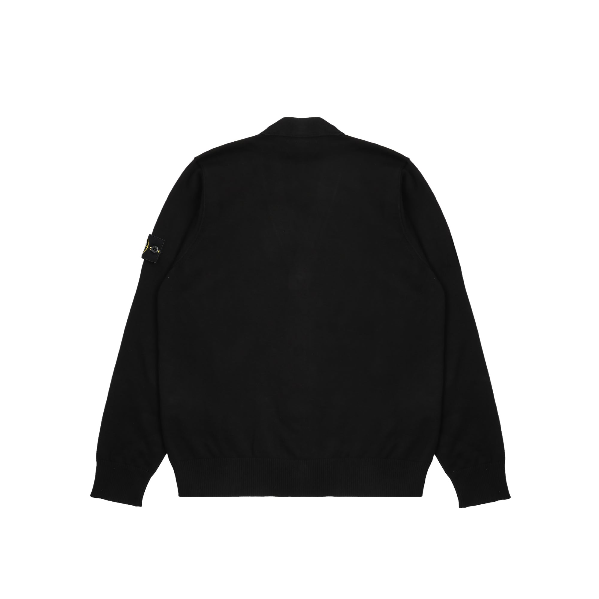 Stone Island Mens Compass Patch V-Neck Cardigan
