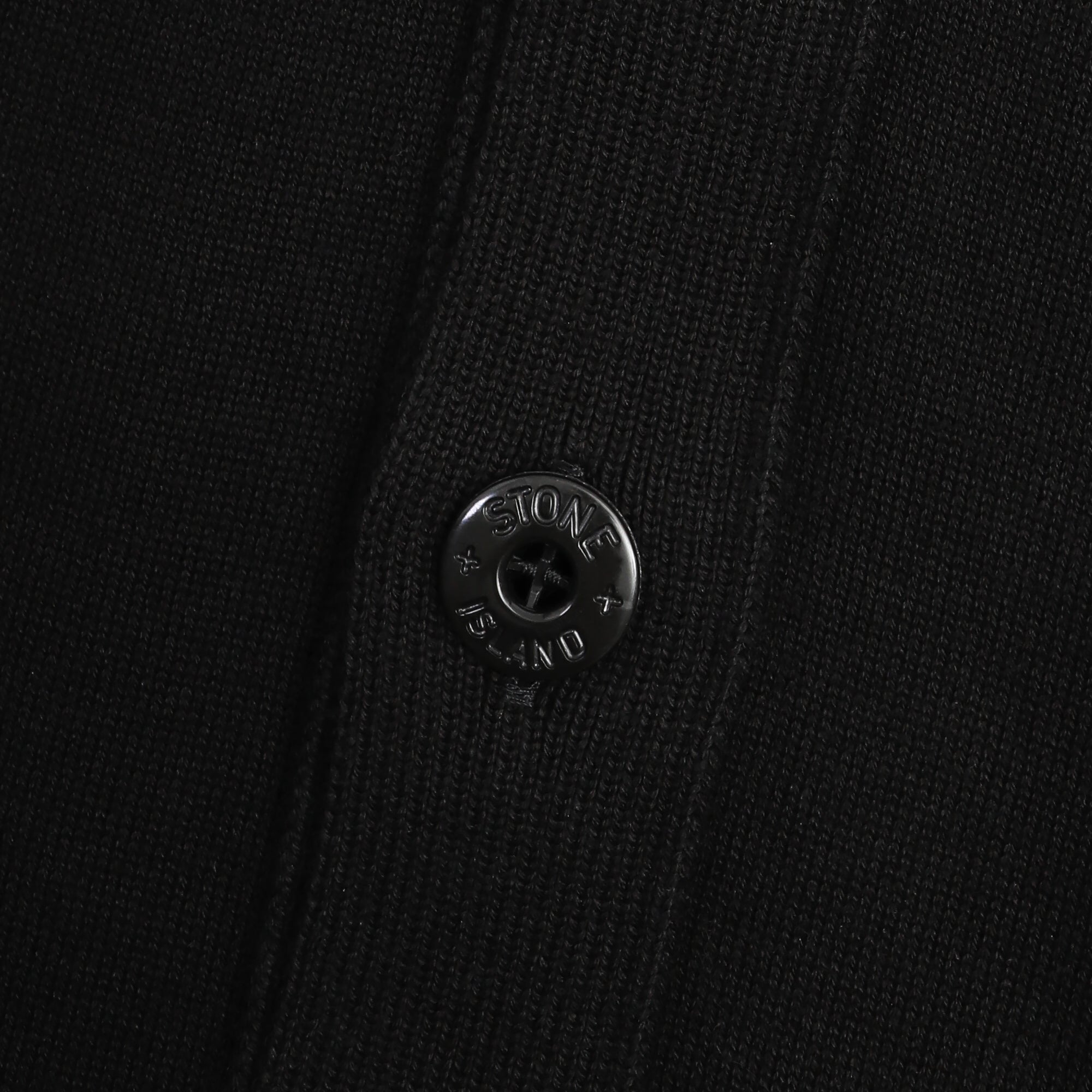 Stone Island Mens Compass Patch V-Neck Cardigan