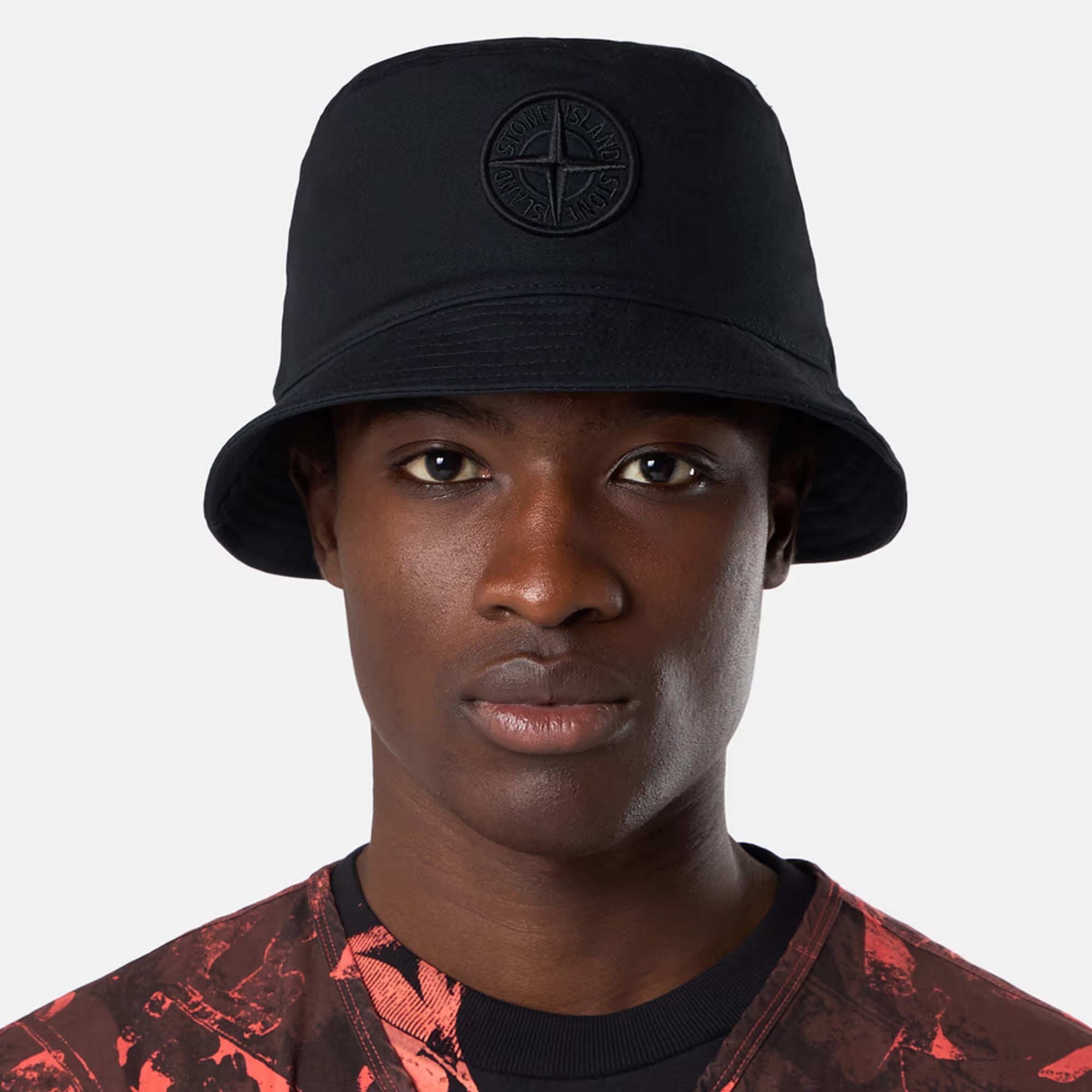 Stone Island Mens Compass Bucket Hat
