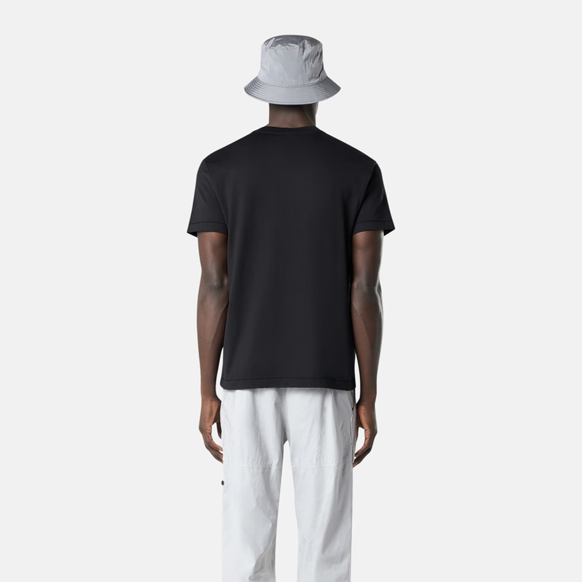 Stone Island Mens SS Compass Patch Tee