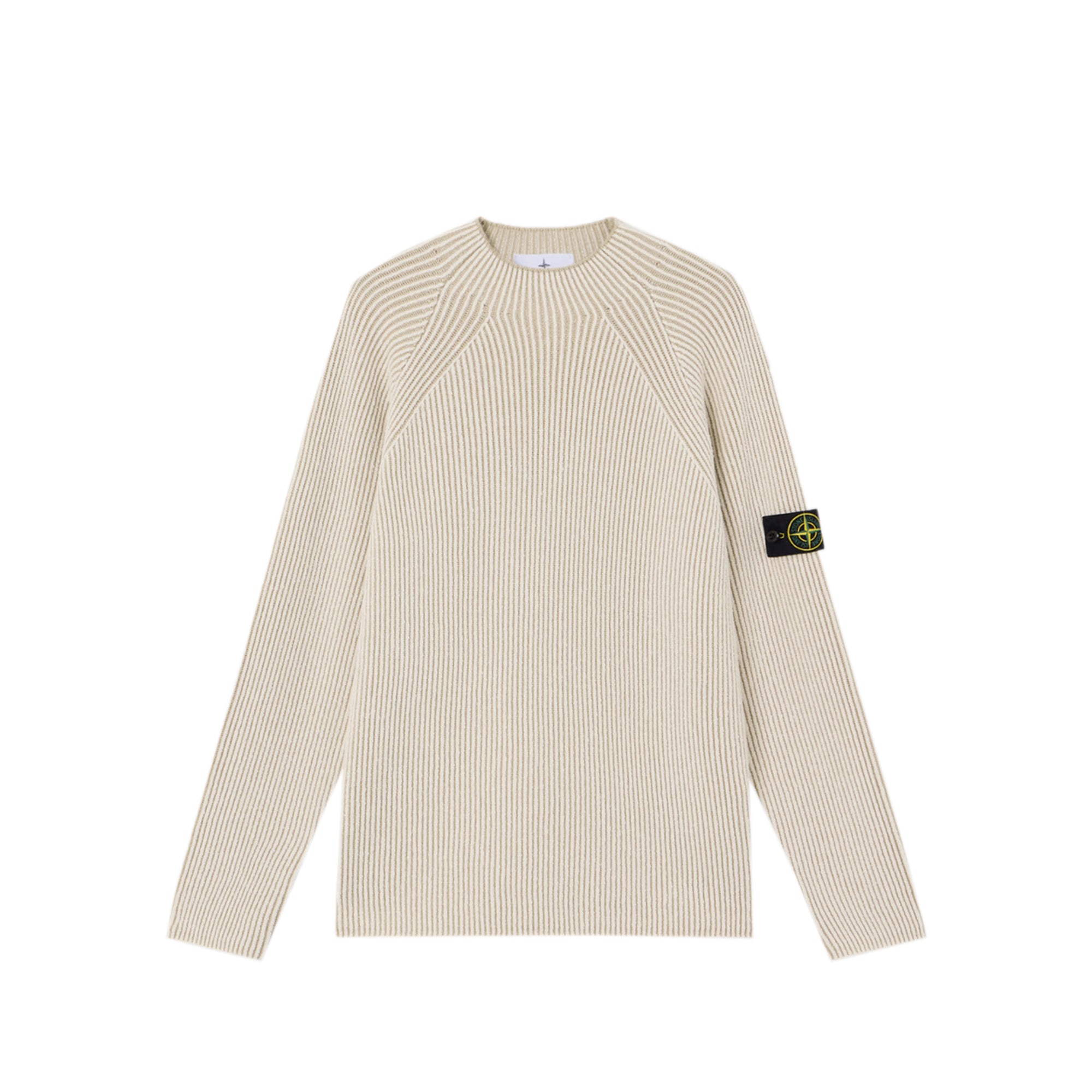 Stone Island Mens Vanisé Full Rib RWS Wool Sweater