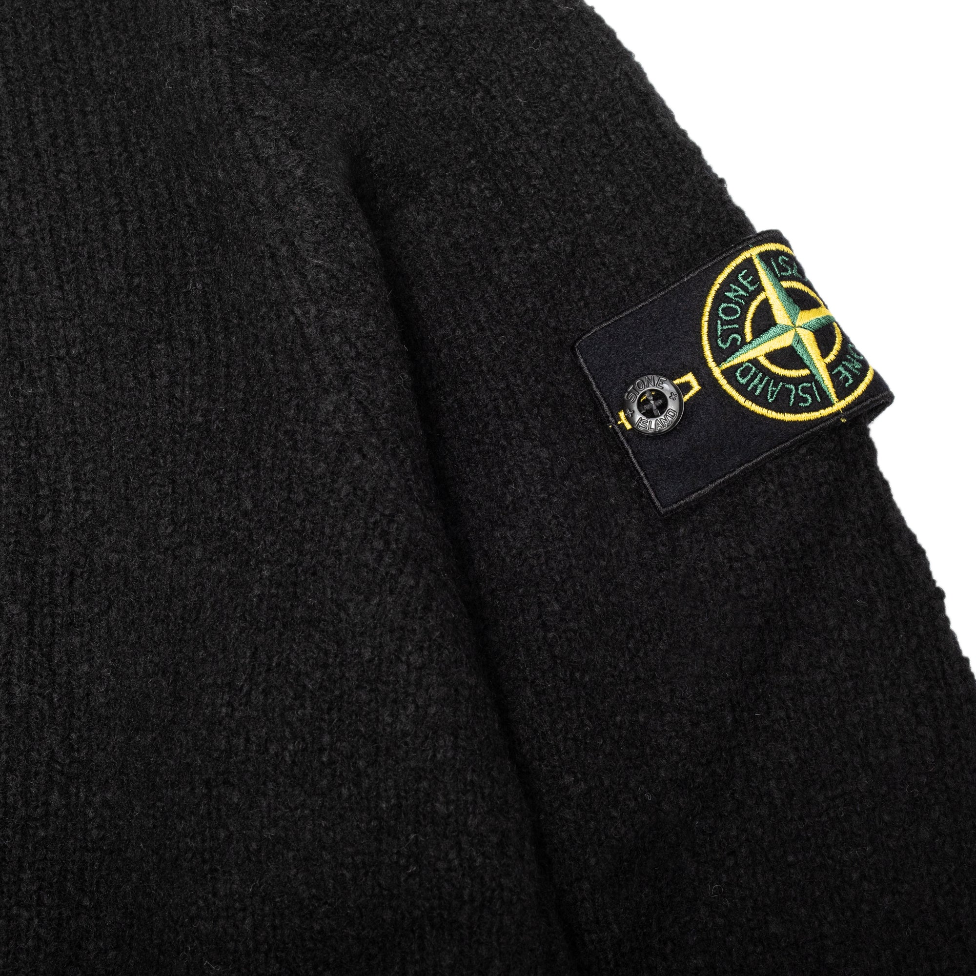 Stone Island Mens Fancy Yarn Knit Sweater