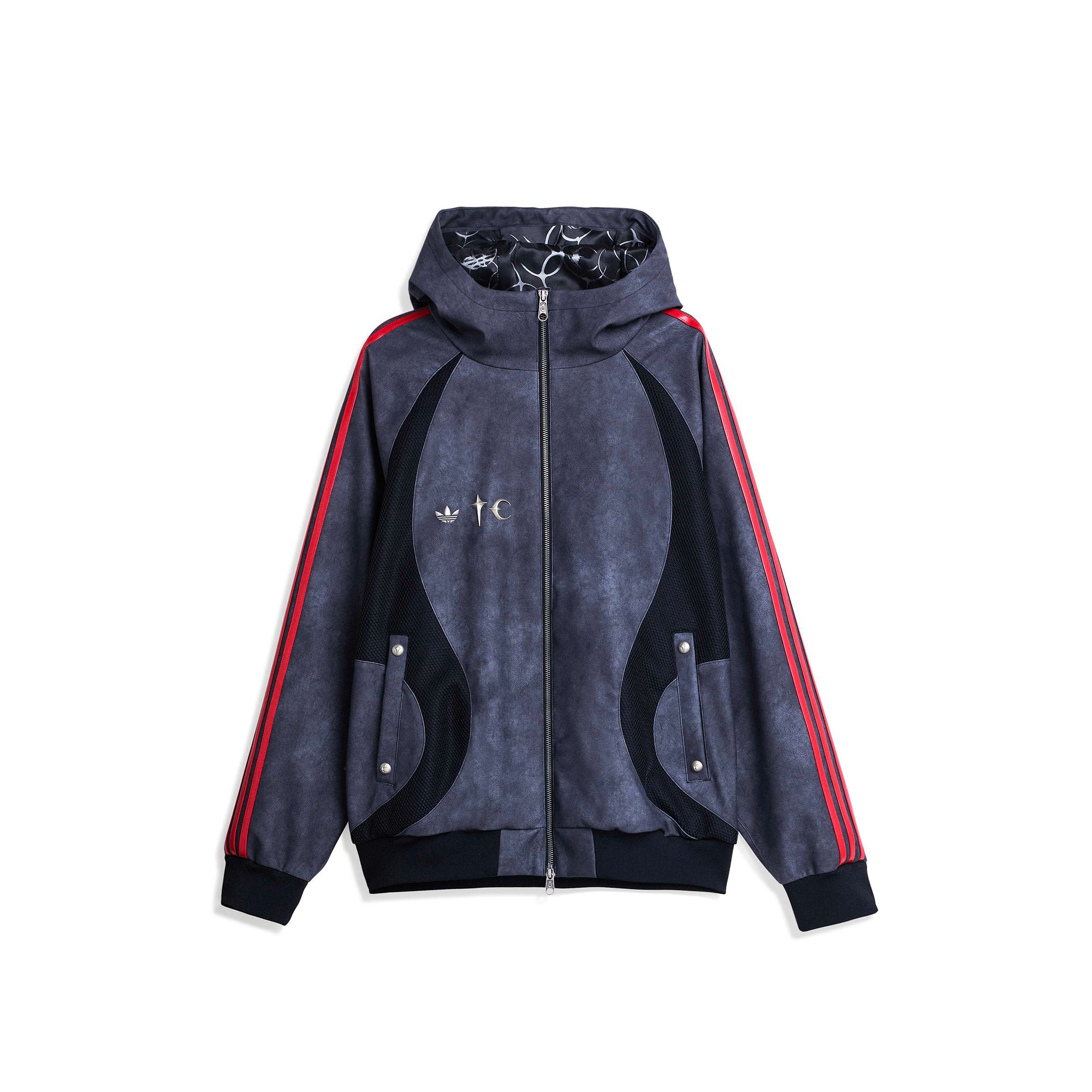 Adidas x Thug Club Mens Leather Jacket