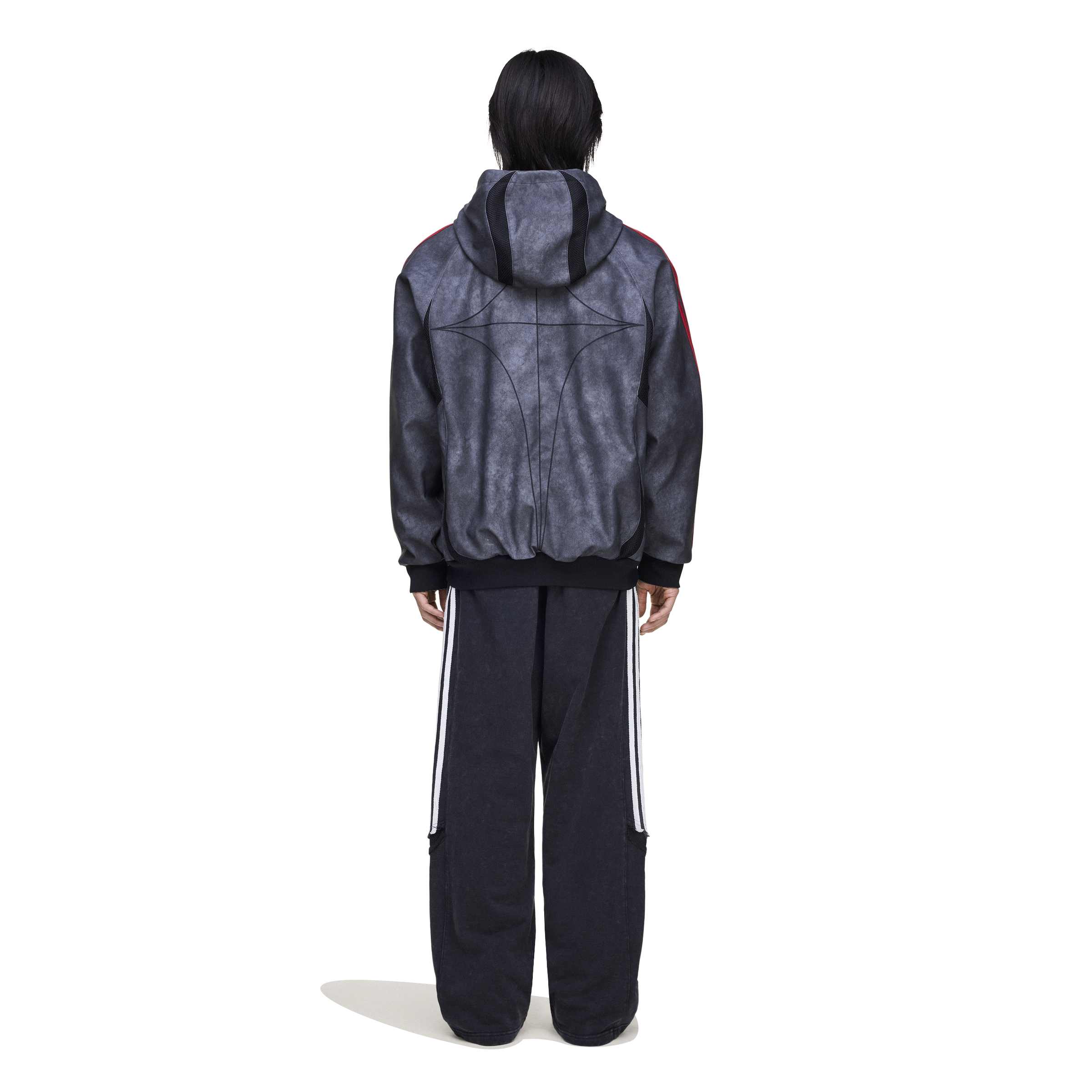 Adidas x Thug Club Mens Leather Jacket