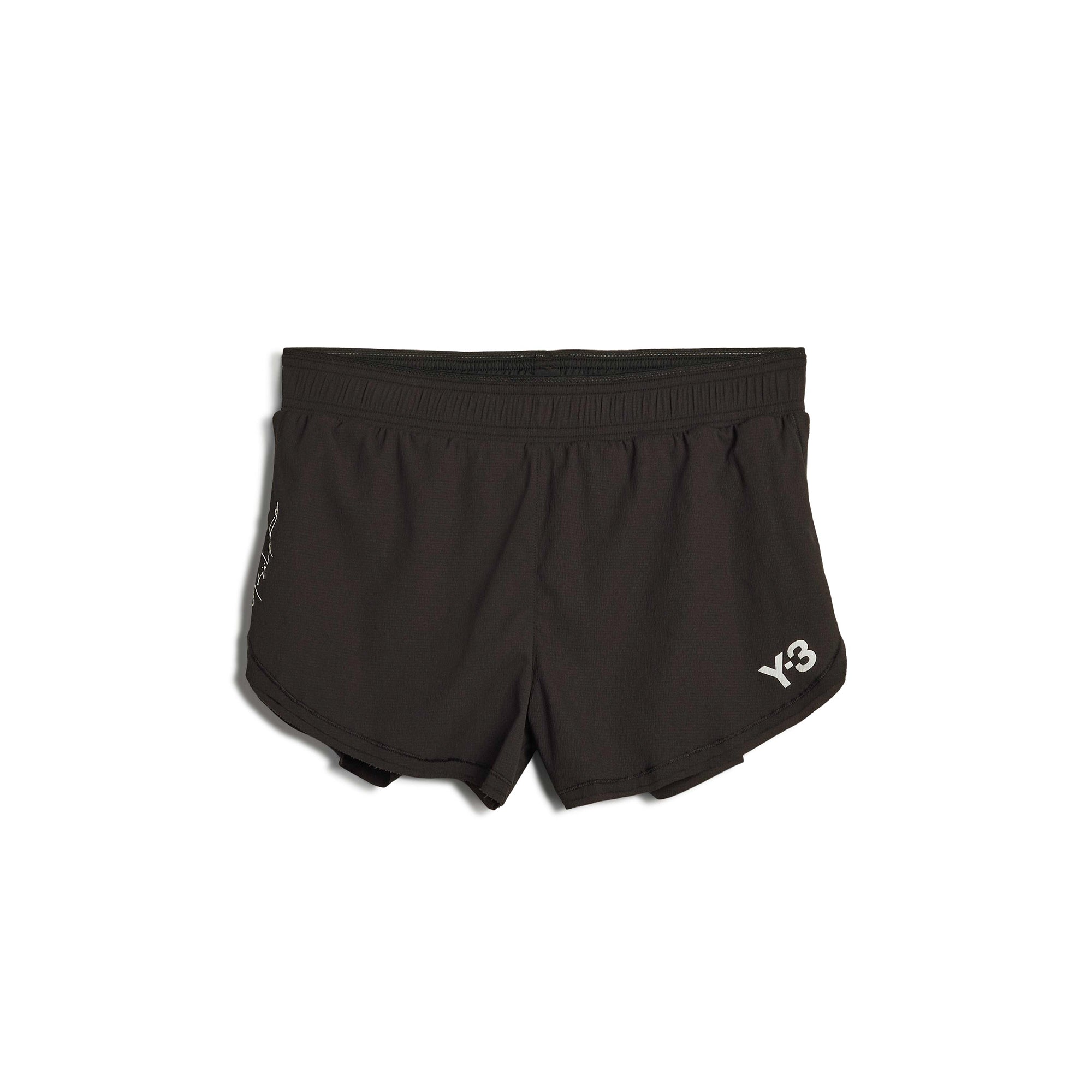 black and white shorts on a white background
