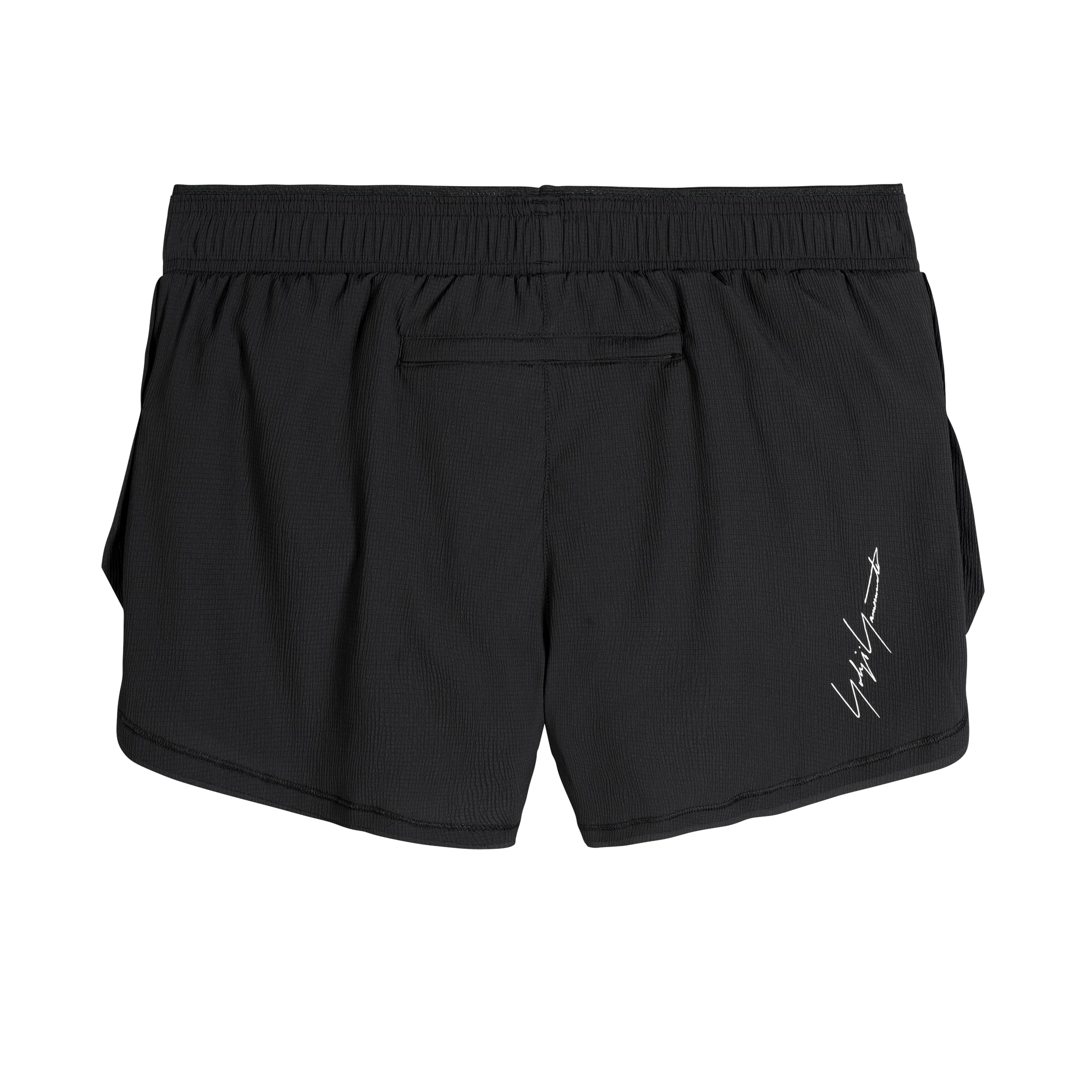 black and white shorts on a white background
