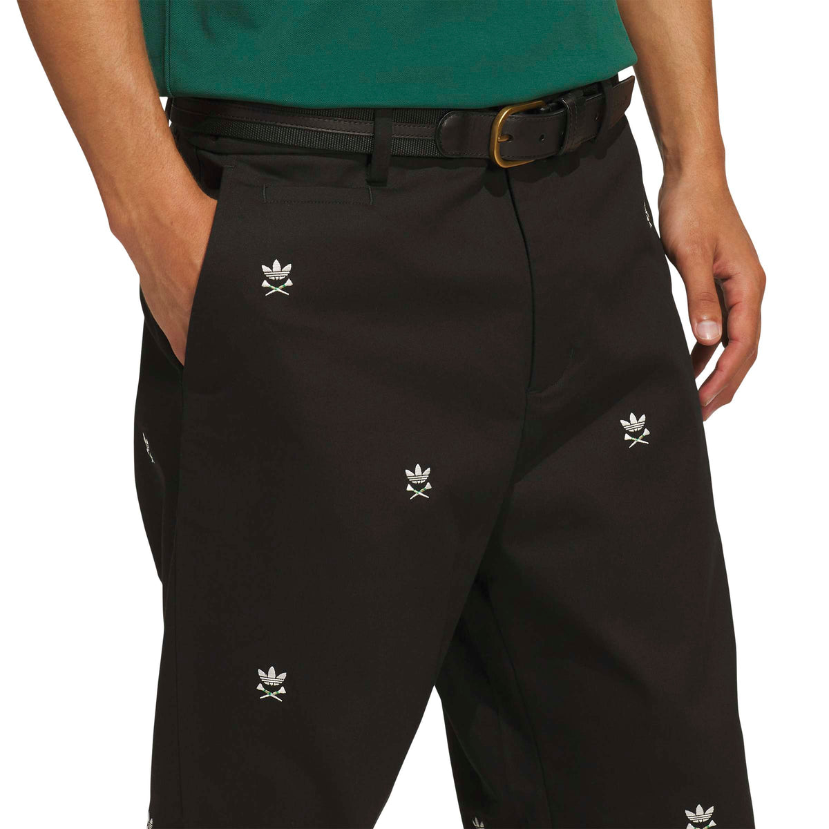 Adidas Golf Mens Originals Loose Embroidered Pants