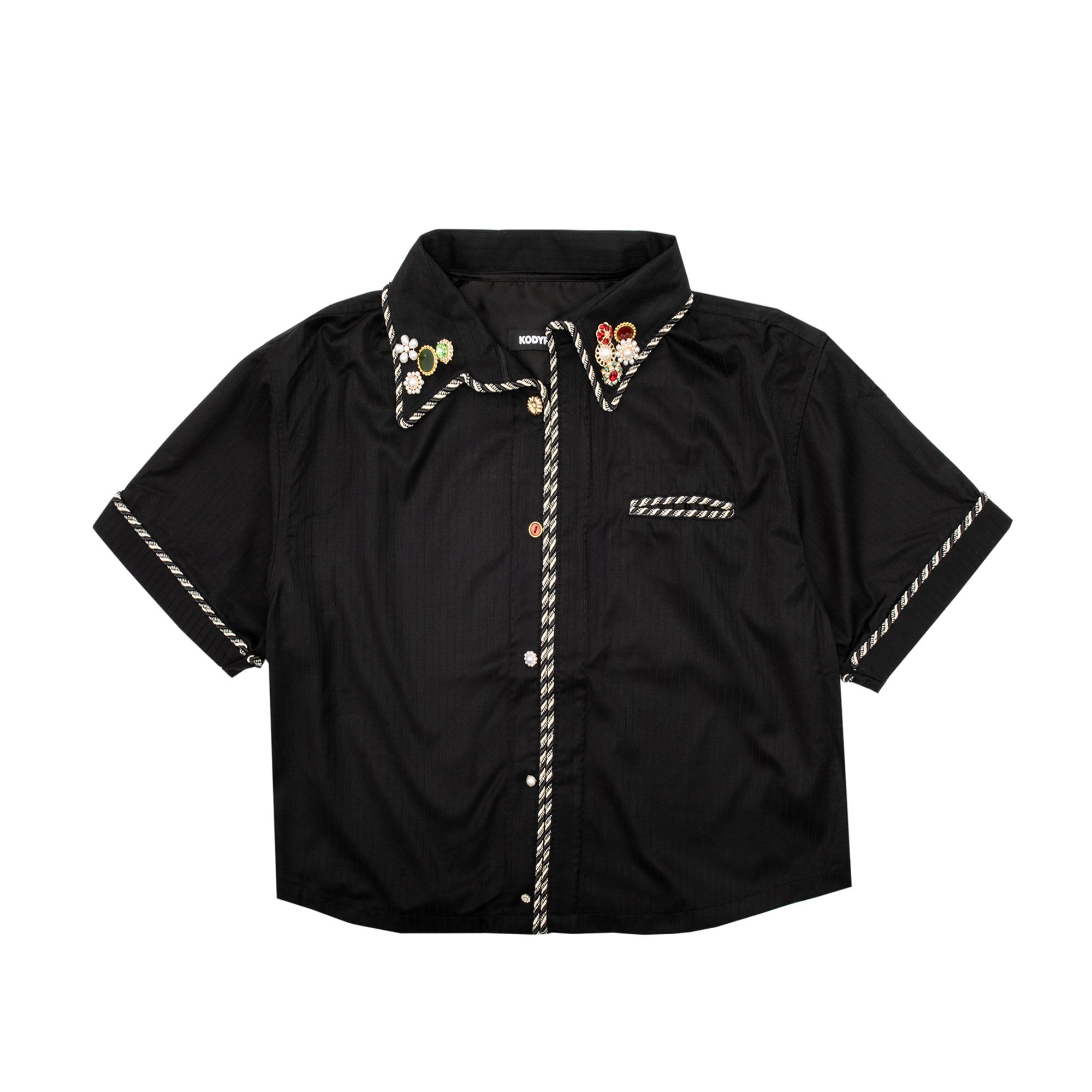 Kody Phillips Mens Embellished Lasso S/S Shirt