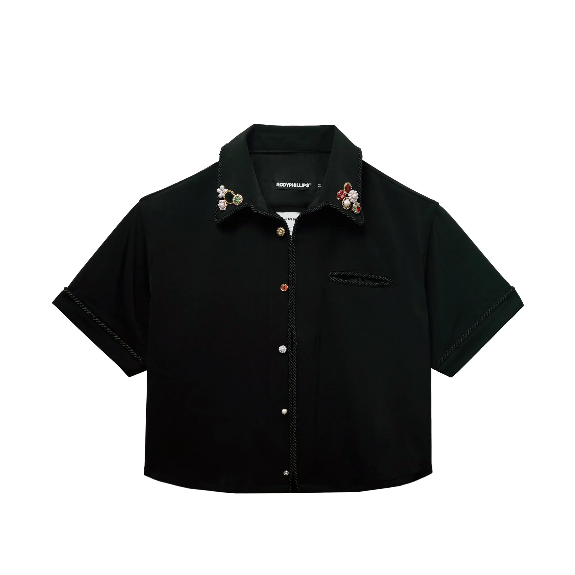 Kody Phillips Mens Embellished Lasso S/S Shirt
