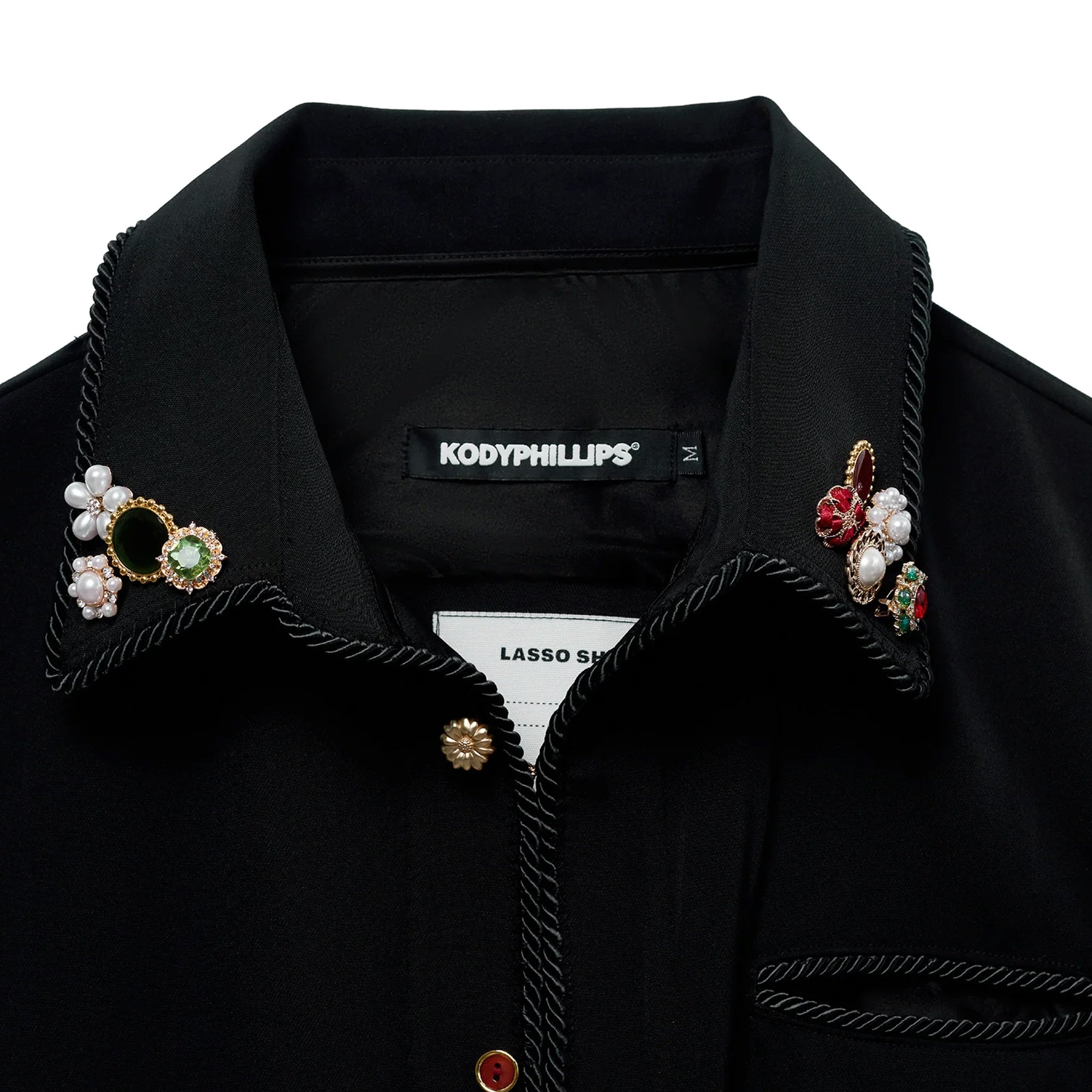 Kody Phillips Mens Embellished Lasso S/S Shirt