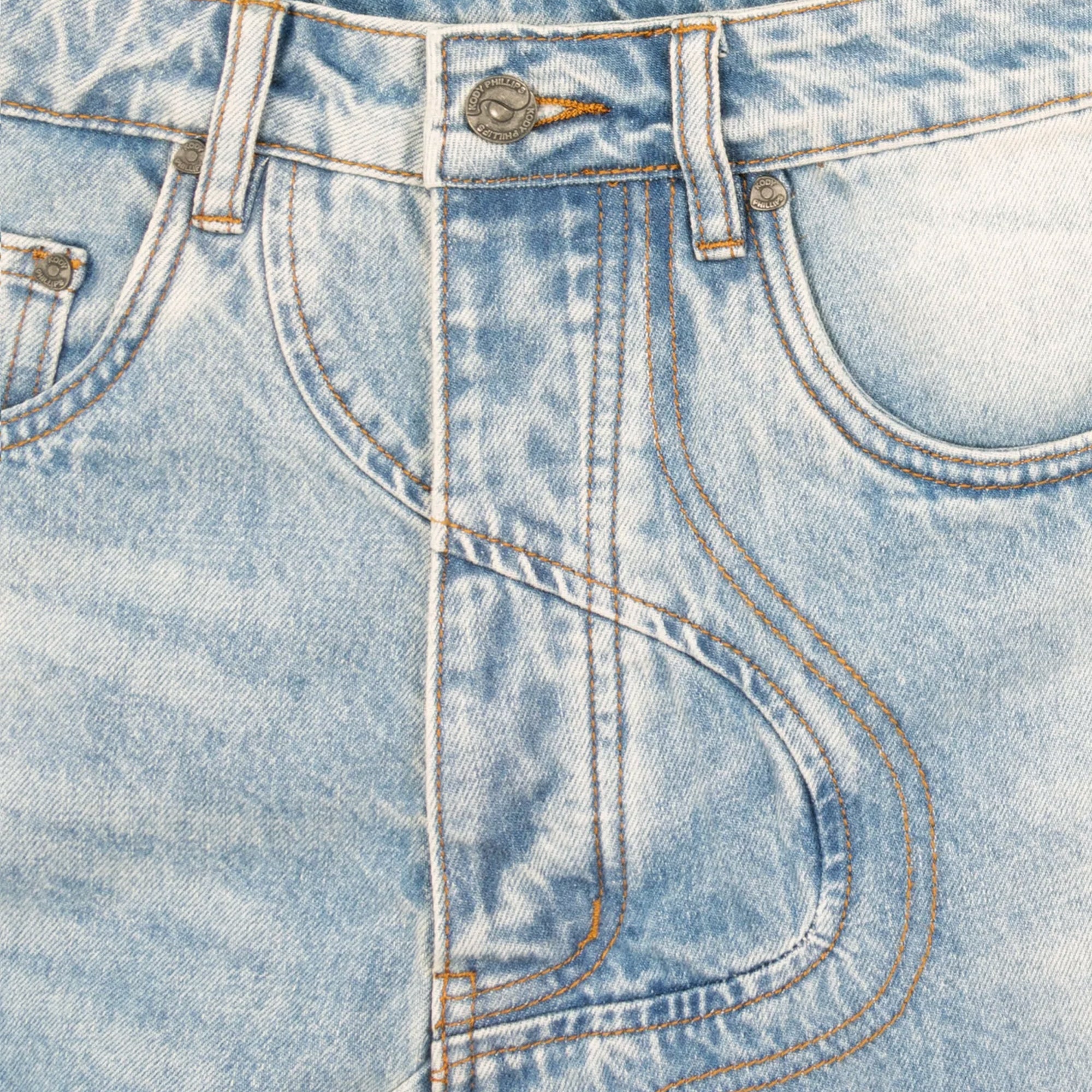 Kody Phillips Mens Curved Jeans
