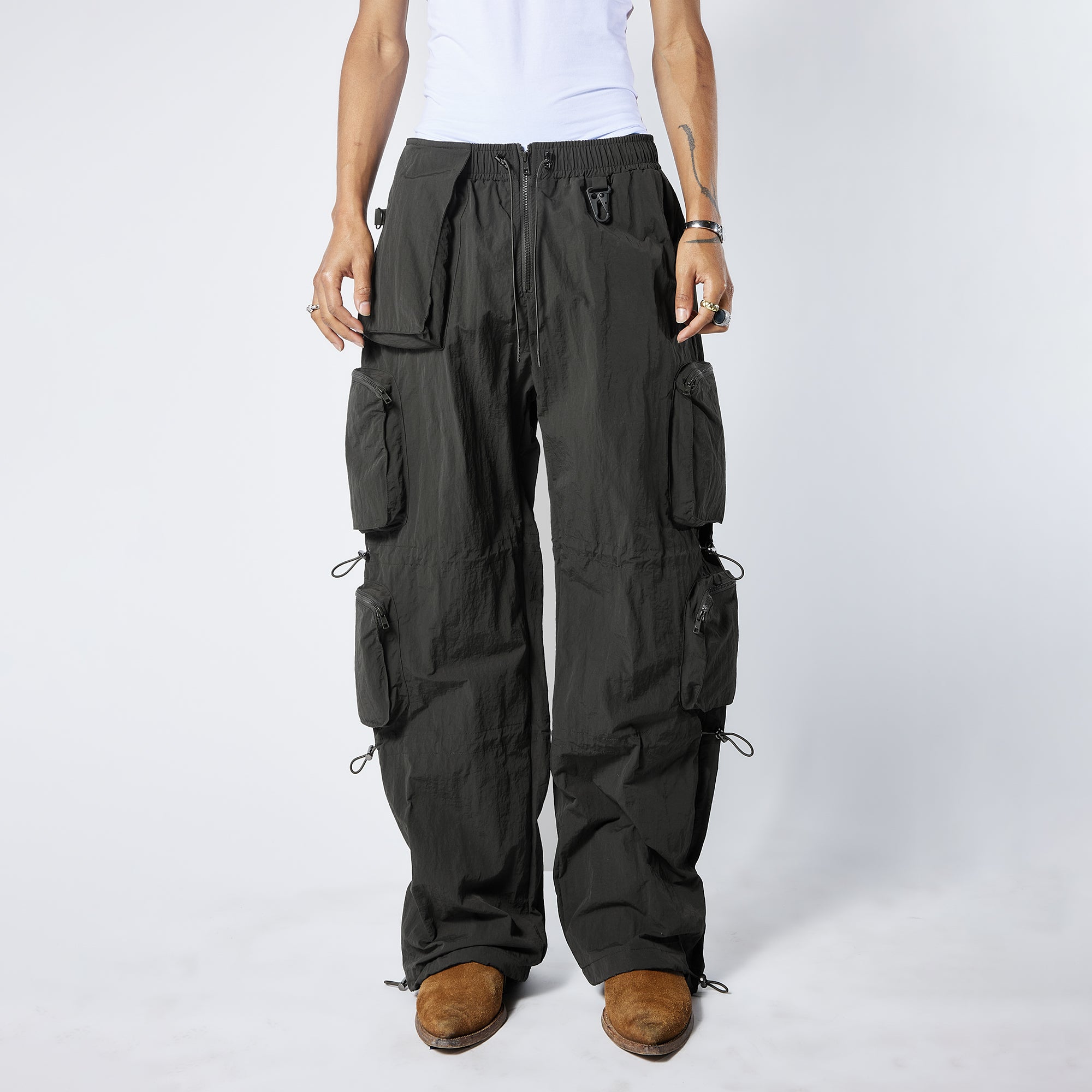 Kody Phillips Mens Nylon Parachute Pants