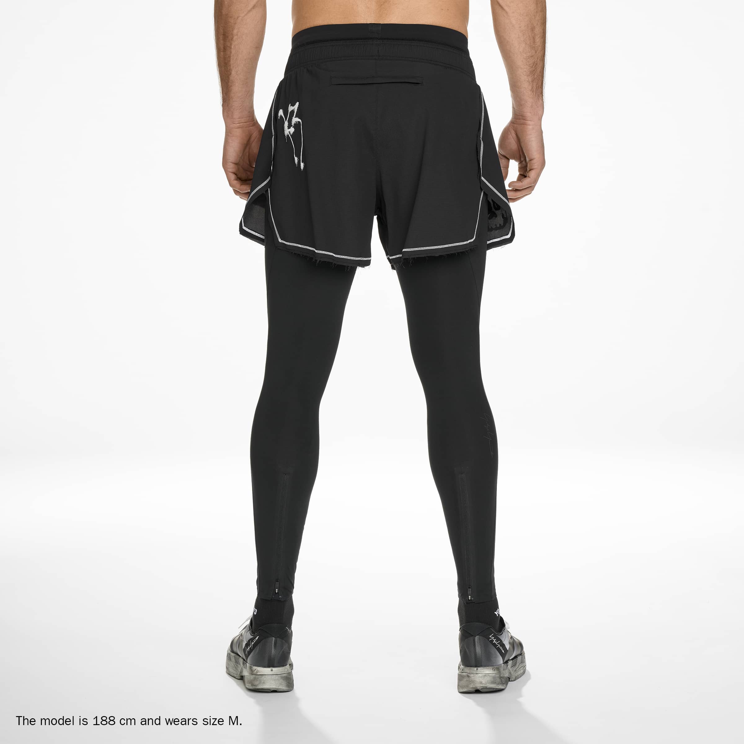 Y-3 Mens GFX Run Shorts