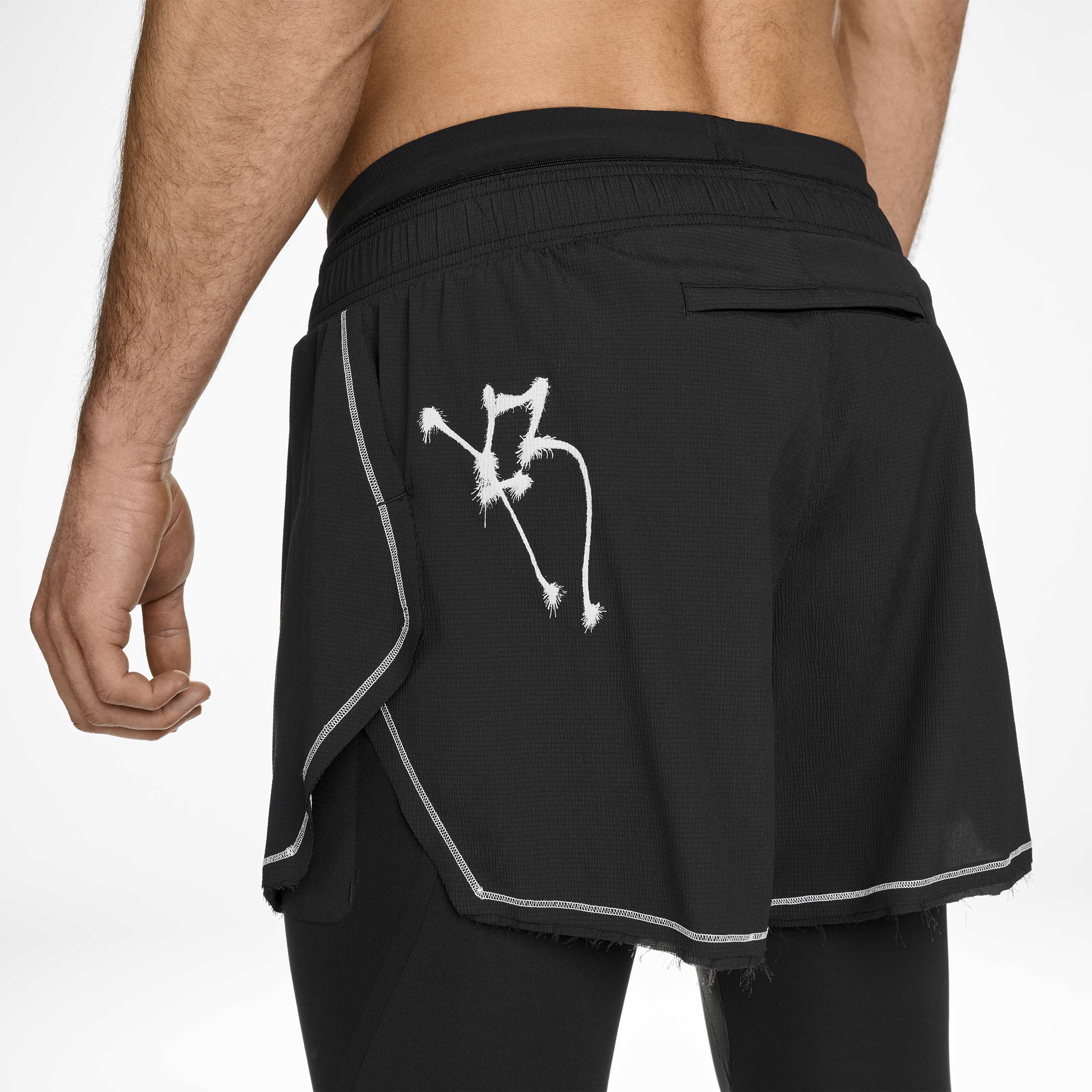 Y-3 Mens GFX Run Shorts