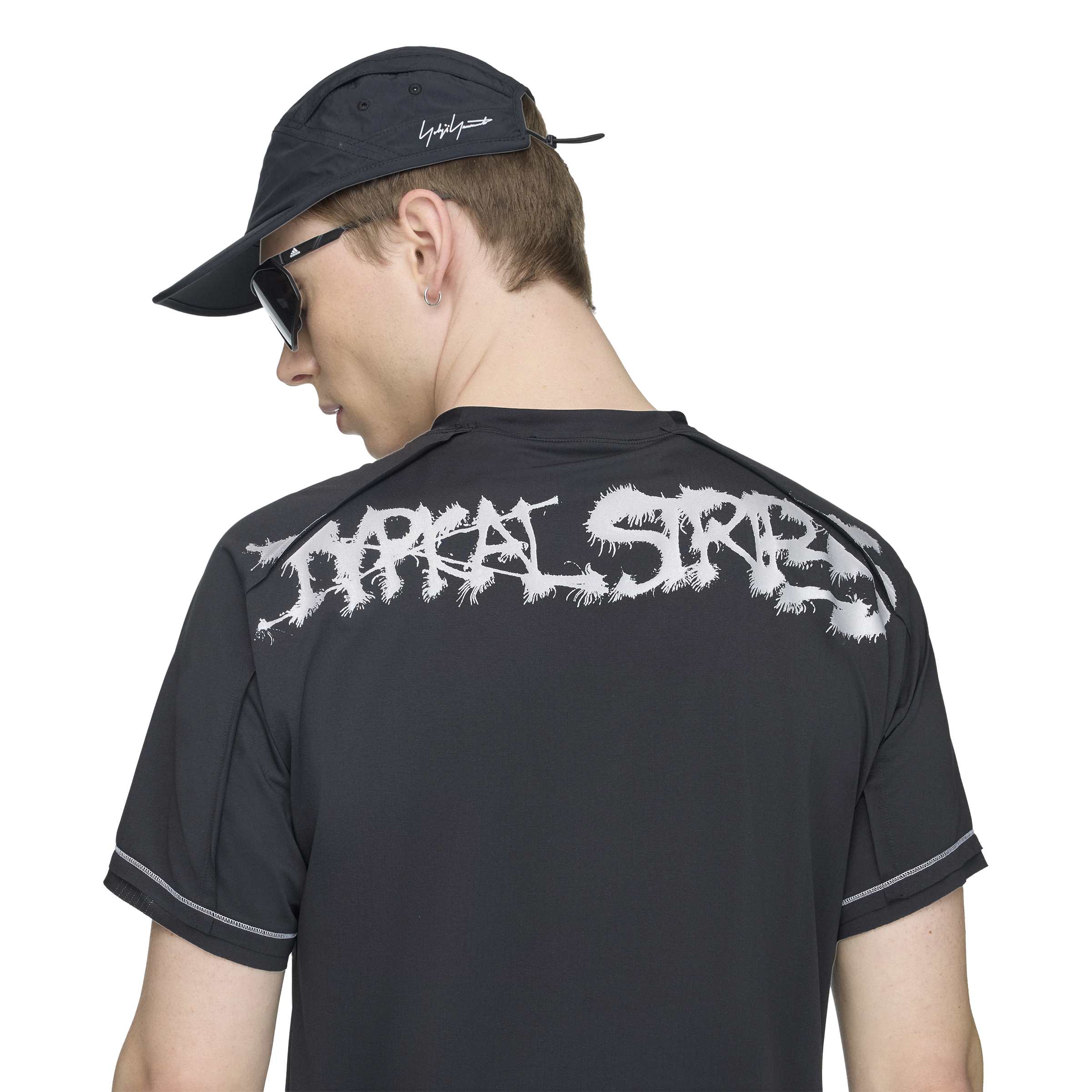 Y-3 Mens GFX Run Shortsleeve Tee