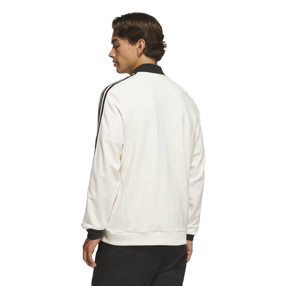 Adidas Golf Mens Originals 3-Stripe Half- Zip Sweatshirt