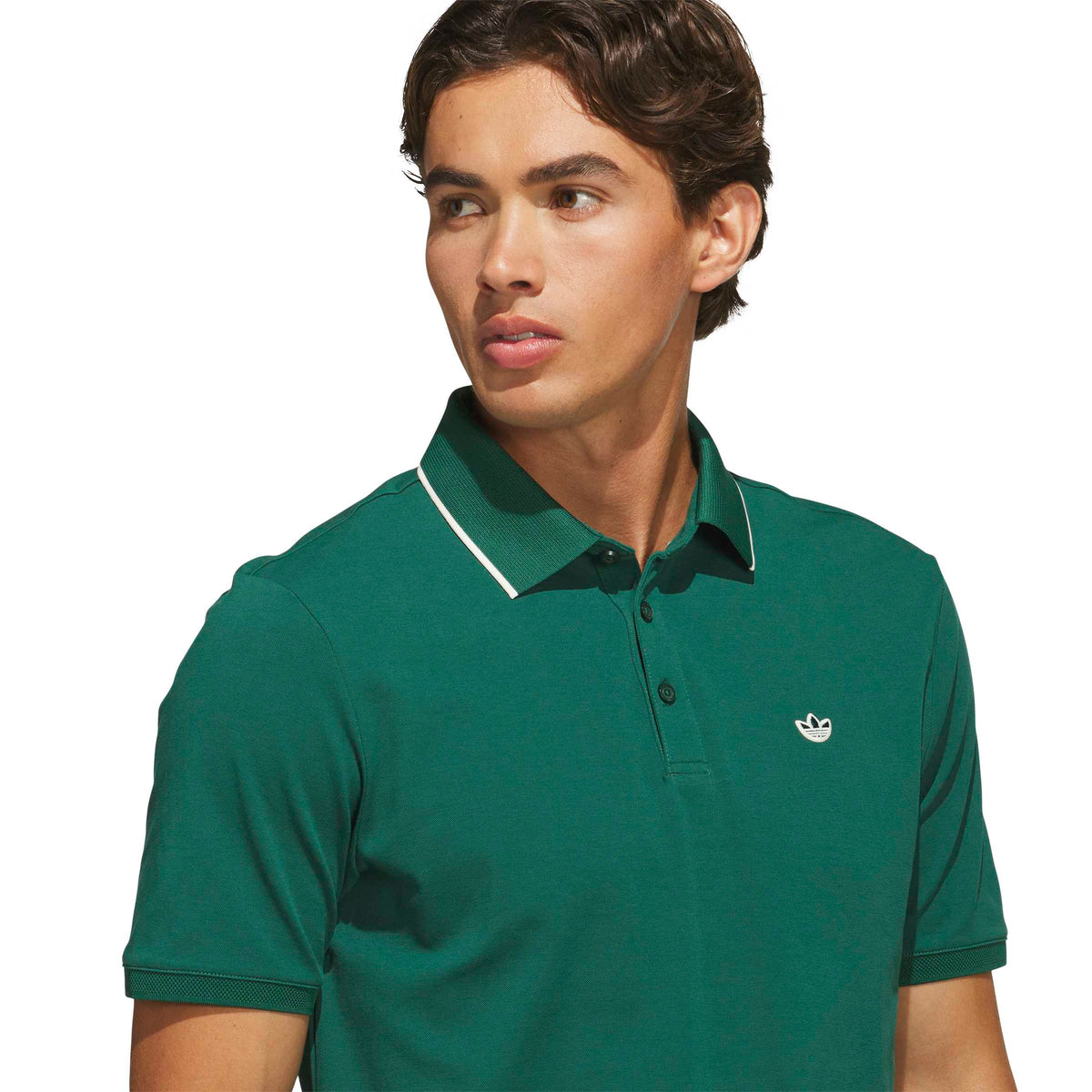 Adidas Golf Mens Originals Twistknit Trefoil Polo Shirt