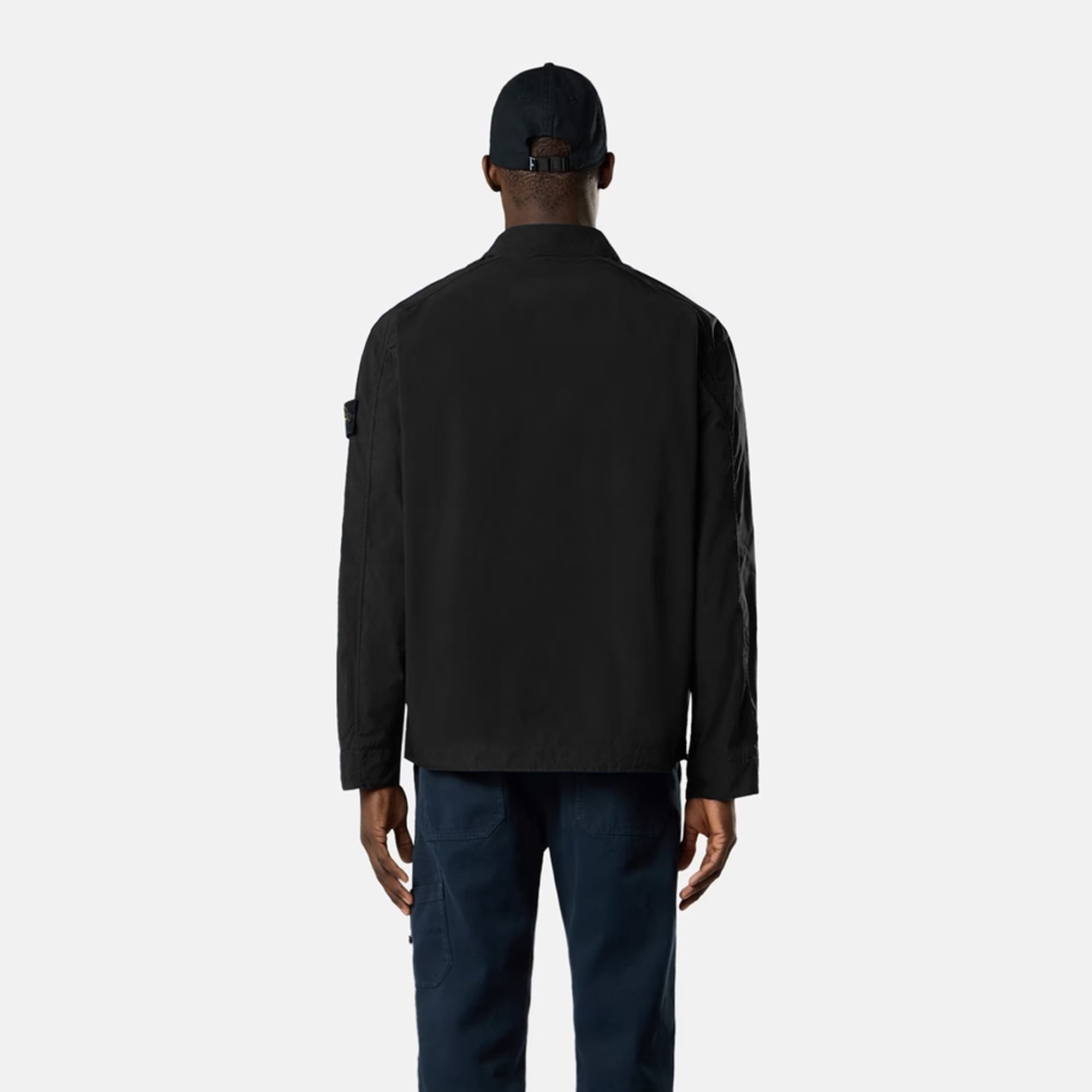 Stone Island Mens Light Compact Touch Poly-TC Coach Jacket