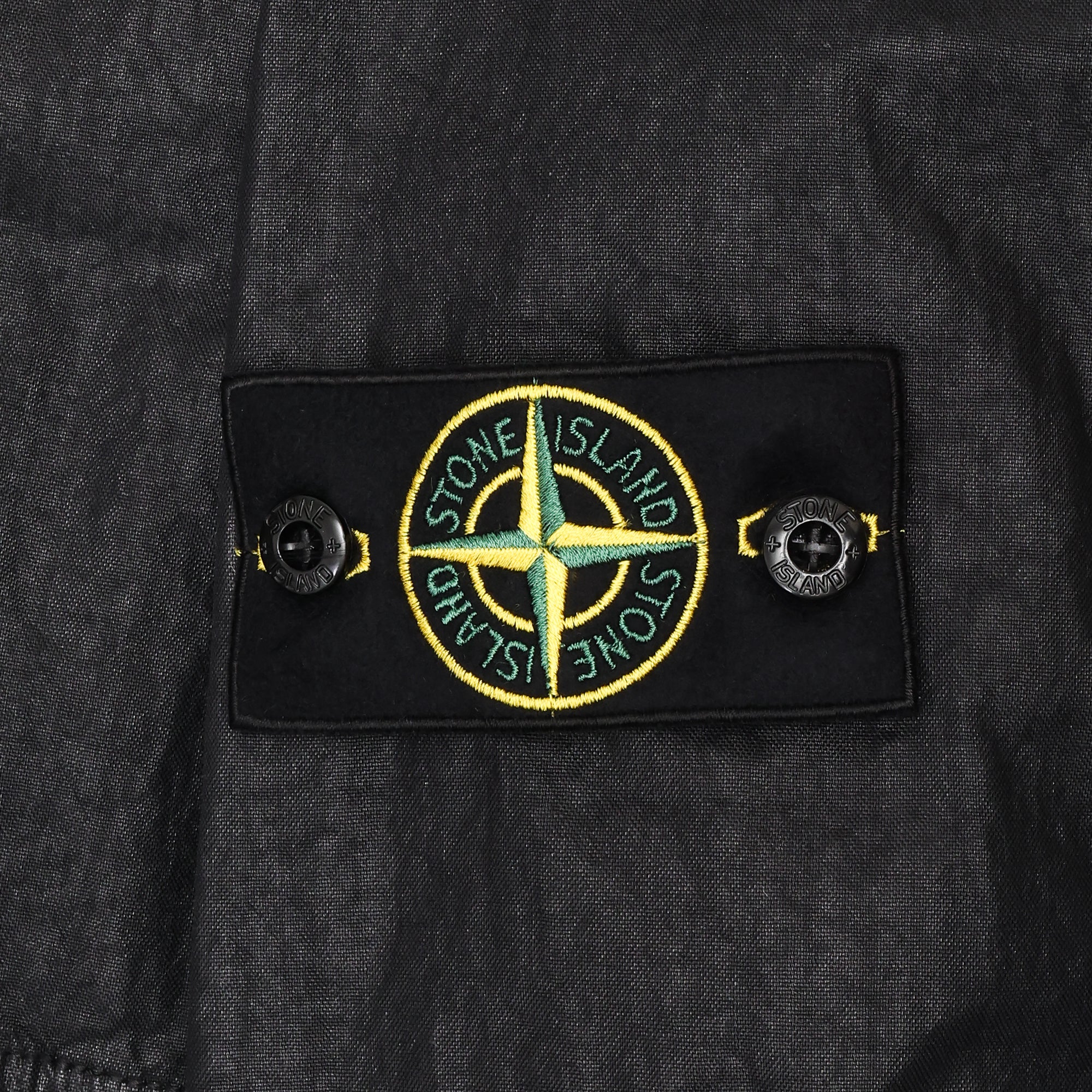 Stone Island Mens Organic-Look Nylon Panama-TC Jacket