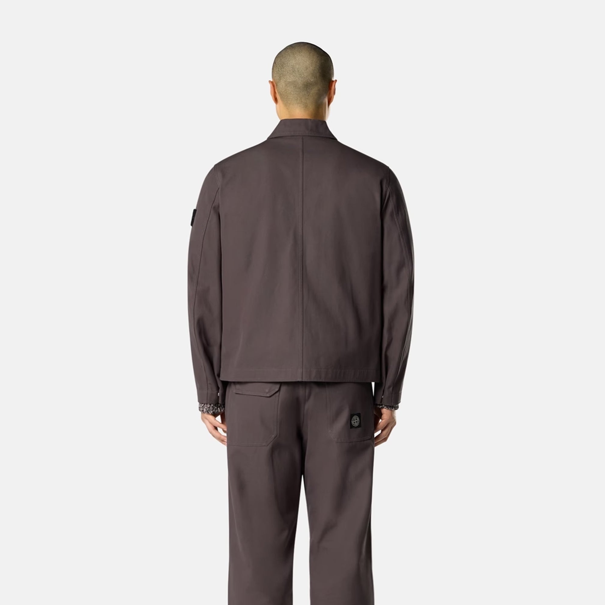 Stone Island Mens Cotton Canvas Coach Jacket